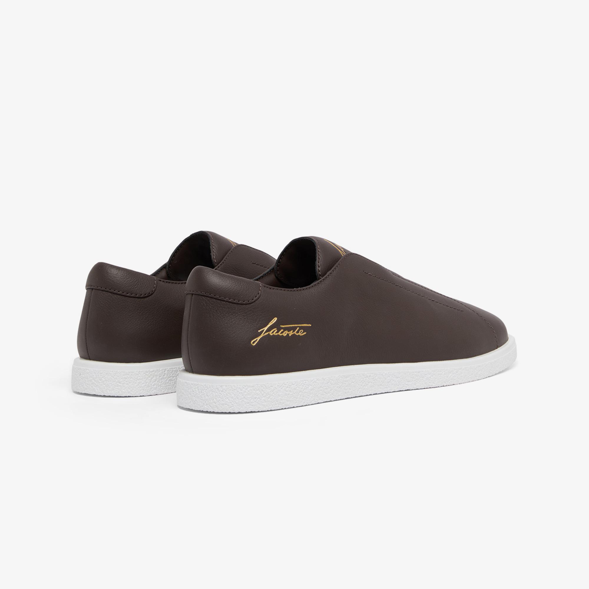 Lacoste Linecourt Slip-On Erkek Kahverengi Sneaker