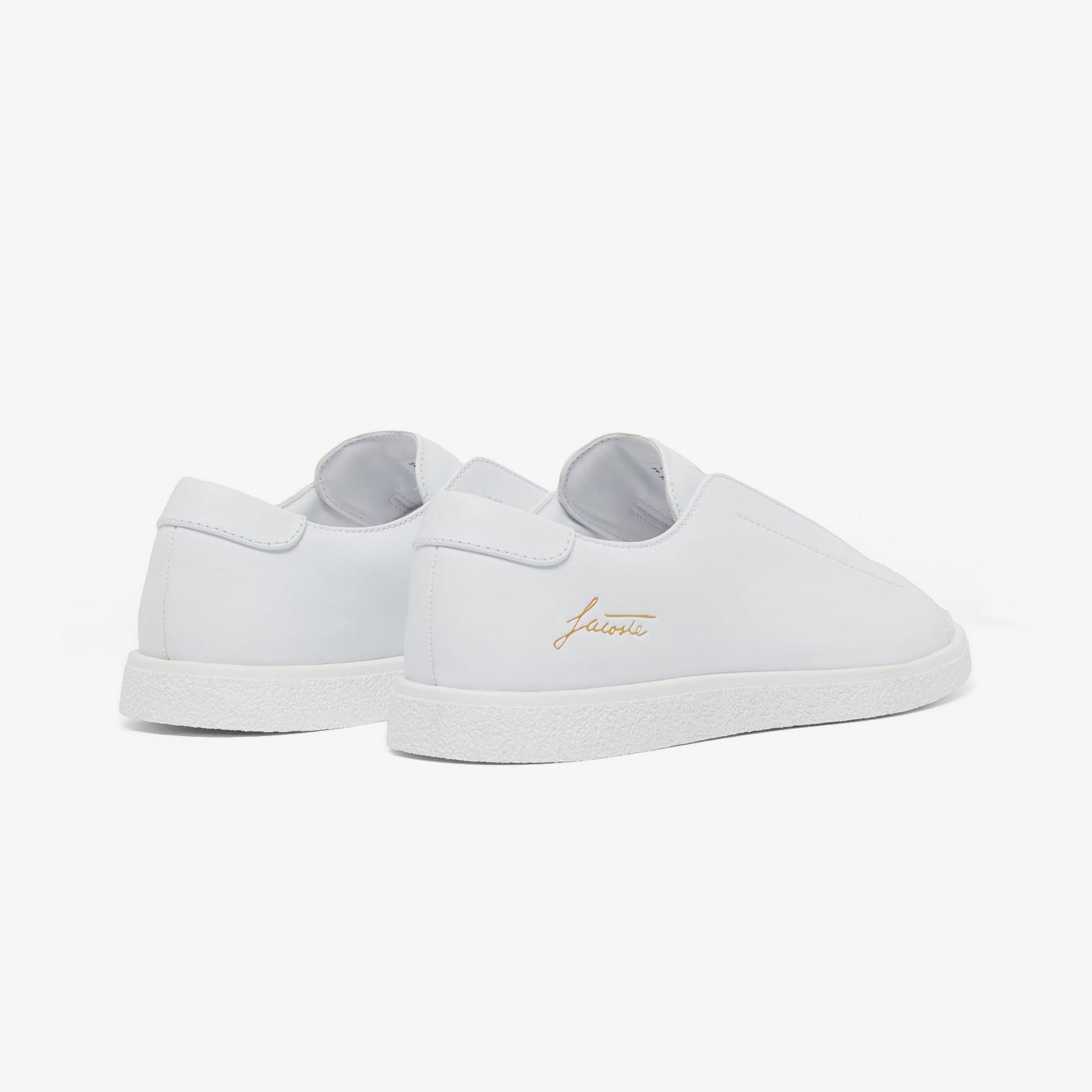 Lacoste Linecourt Slip-On Erkek Beyaz Sneaker