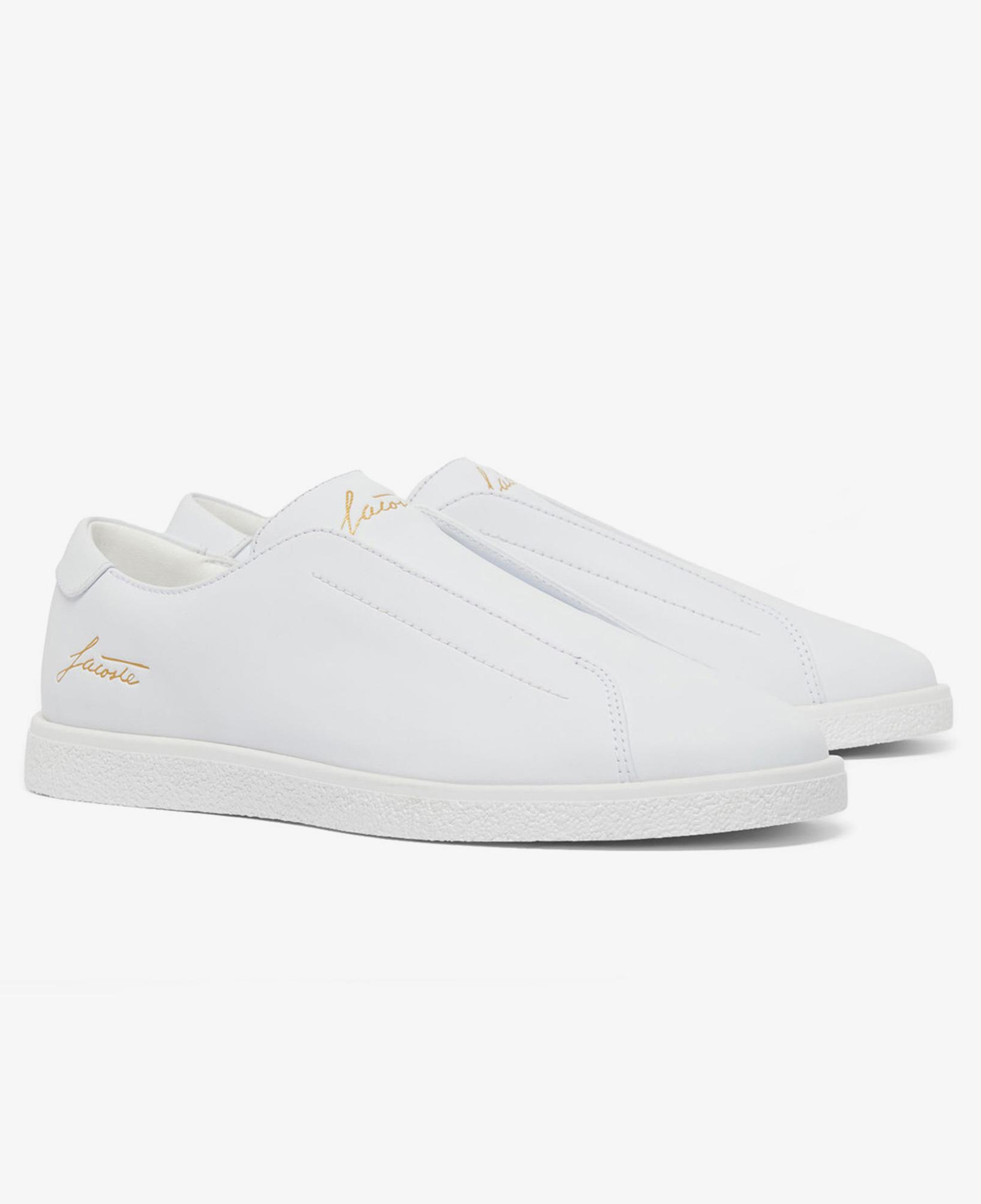 Lacoste Linecourt Slip-On Erkek Beyaz Sneaker