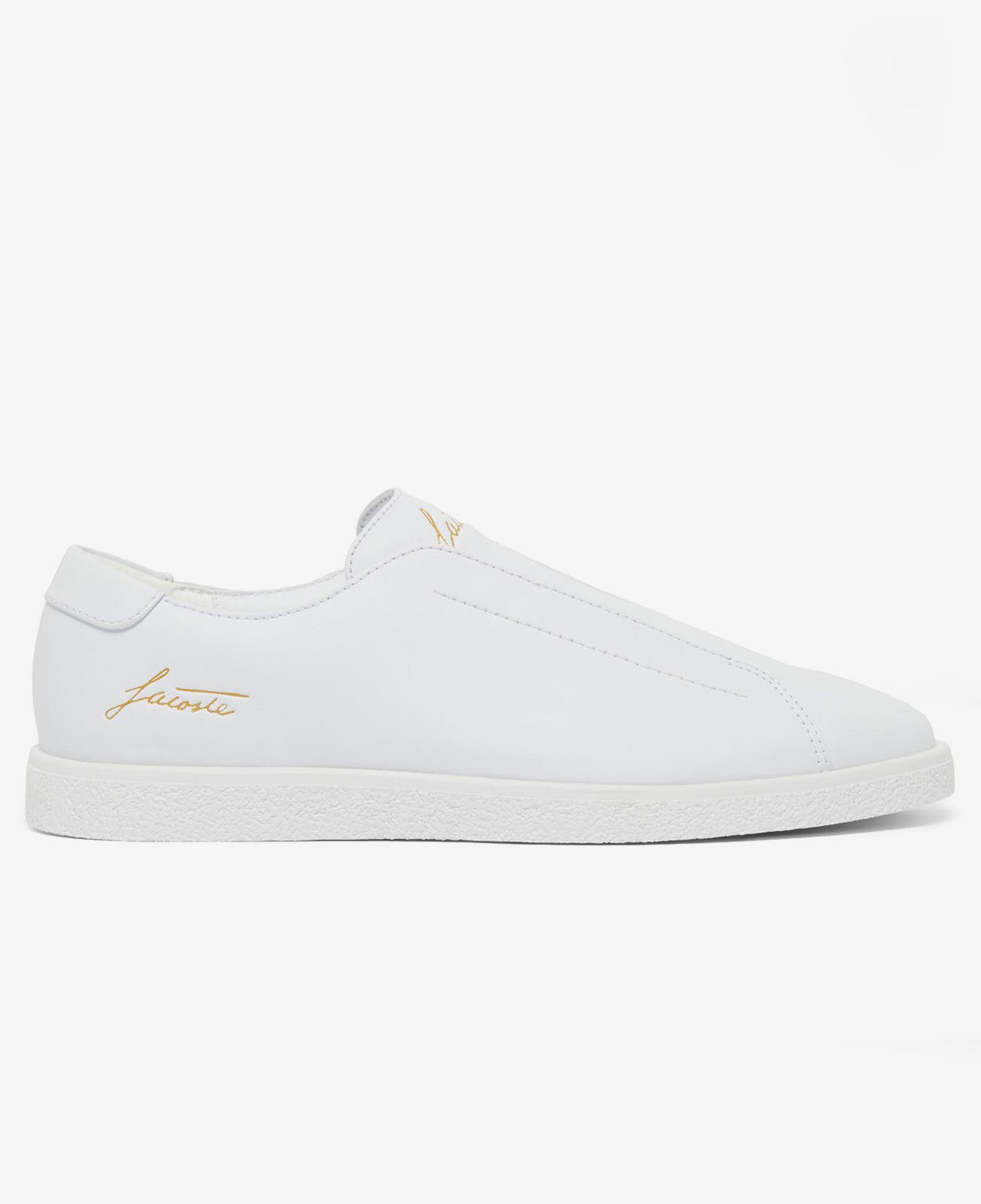 Lacoste Linecourt Slip-On Erkek Beyaz Sneaker