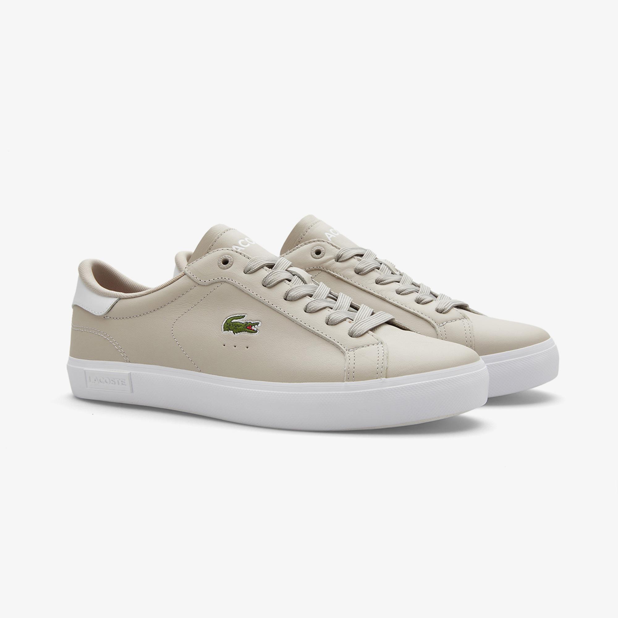 Lacoste Powercourt Erkek Bej Sneaker