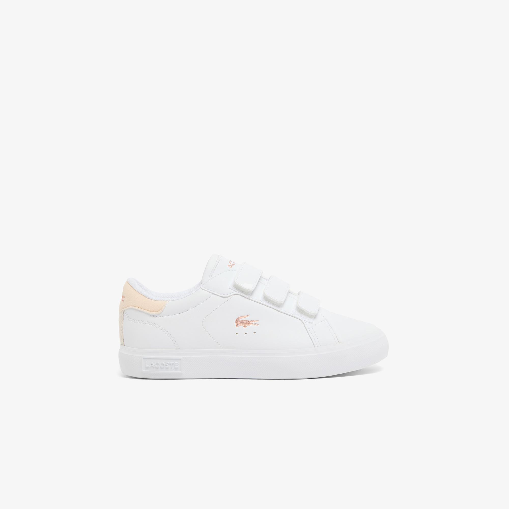 Lacoste Powercourt Çocuk Beyaz Sneaker