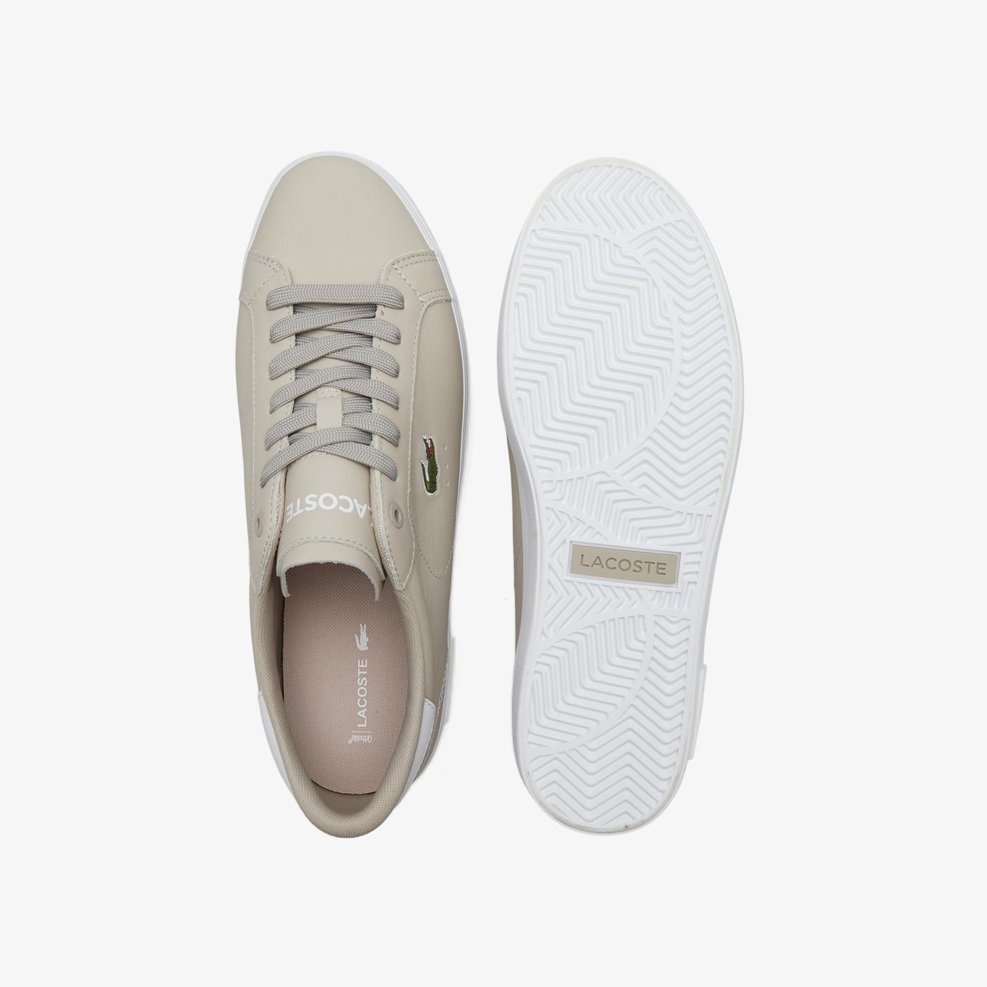 Lacoste Powercourt Erkek Bej Sneaker