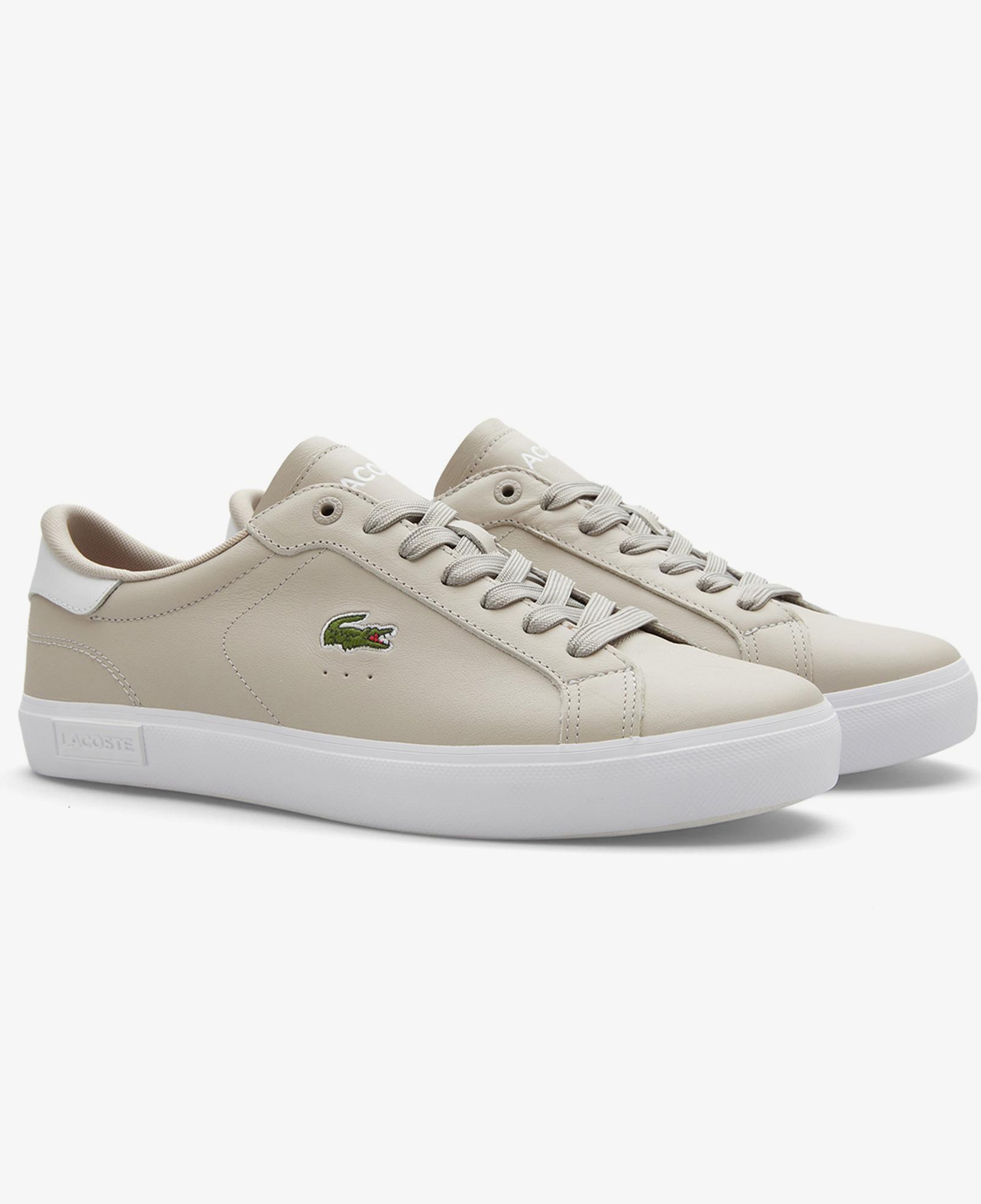 Lacoste Powercourt Erkek Bej Sneaker