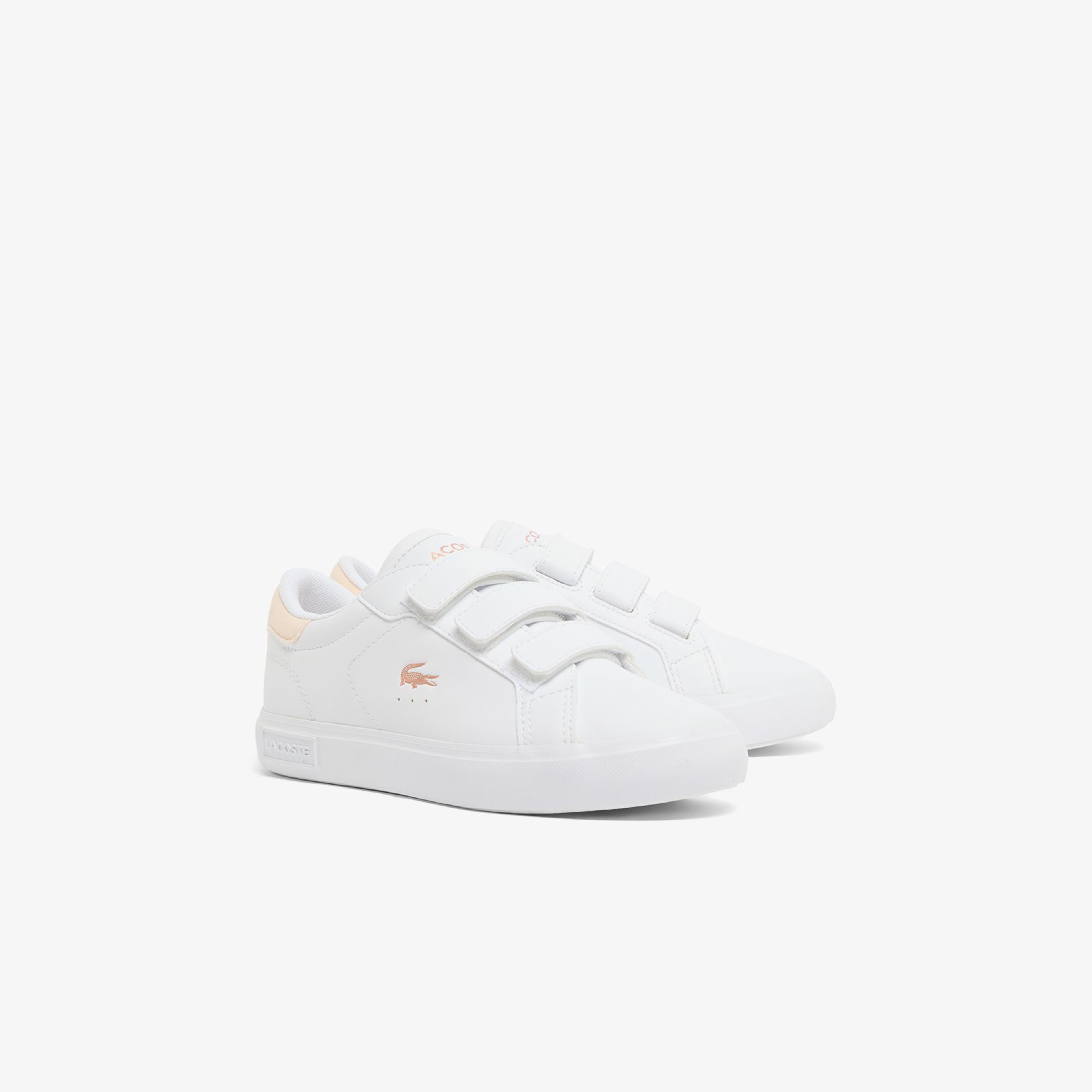 Lacoste Powercourt Çocuk Beyaz Sneaker