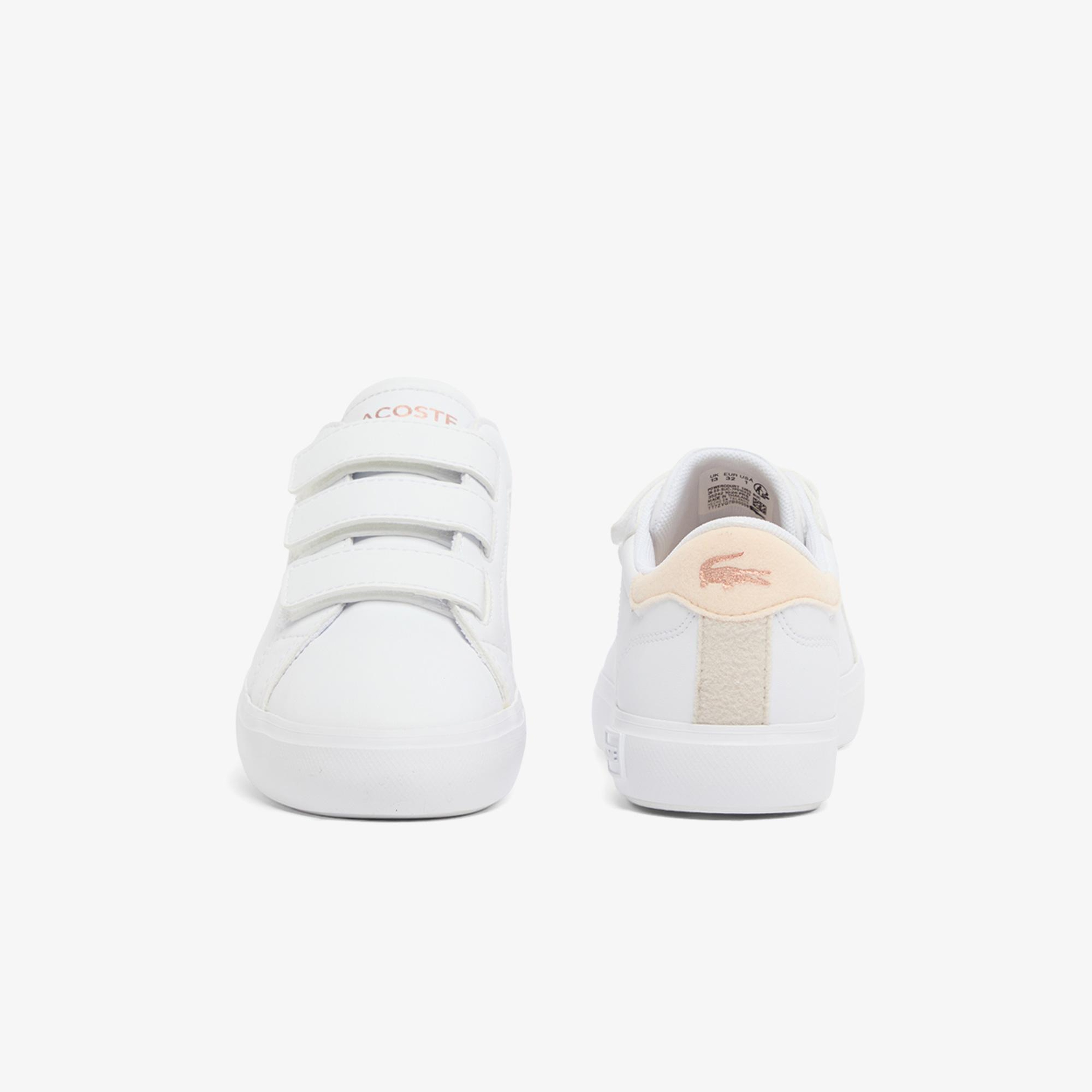 Lacoste Powercourt Çocuk Beyaz Sneaker