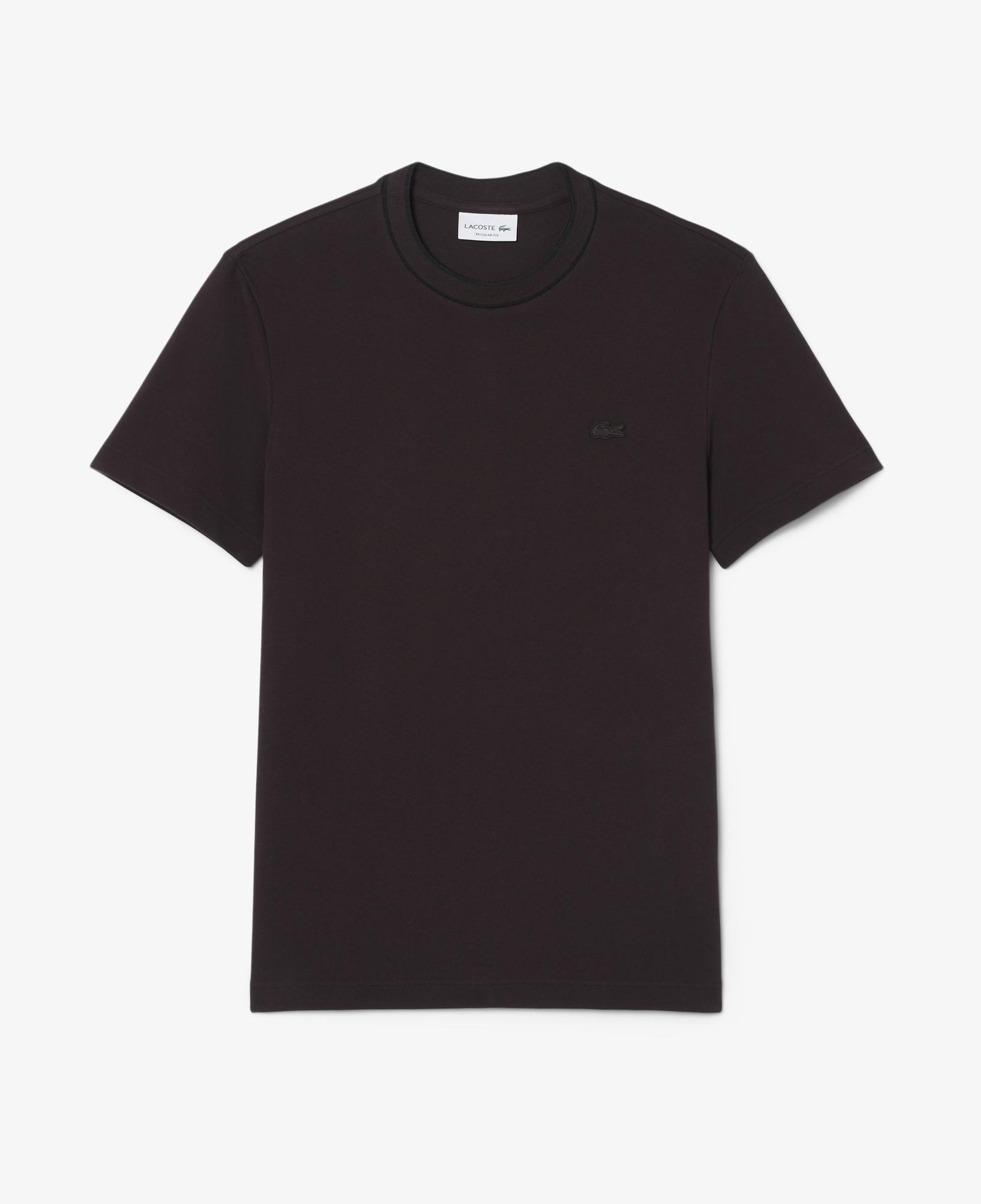 Lacoste Erkek Regular Fit Bisiklet Yaka Kahverengi T-Shirt