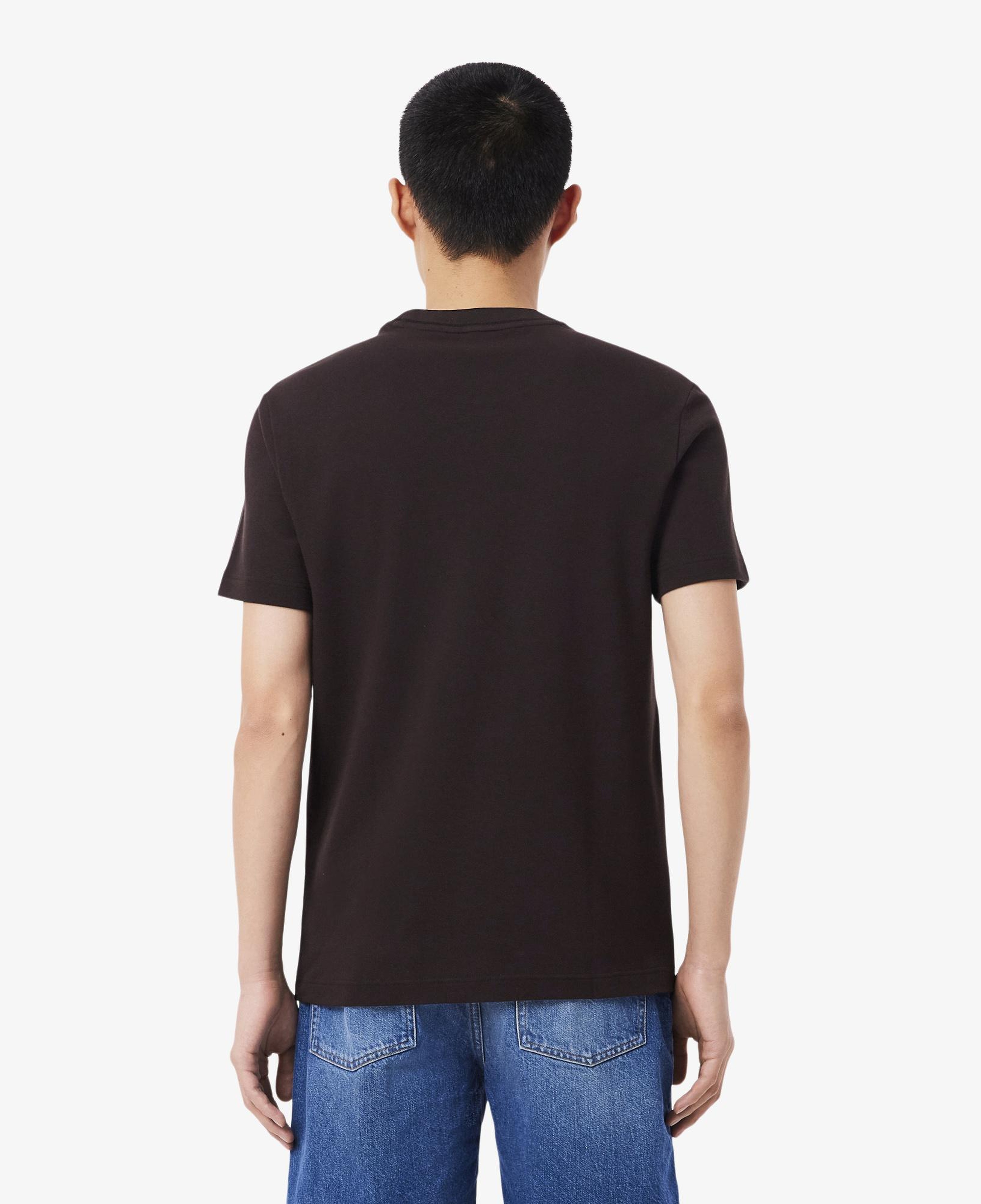 Lacoste Erkek Regular Fit Bisiklet Yaka Kahverengi T-Shirt