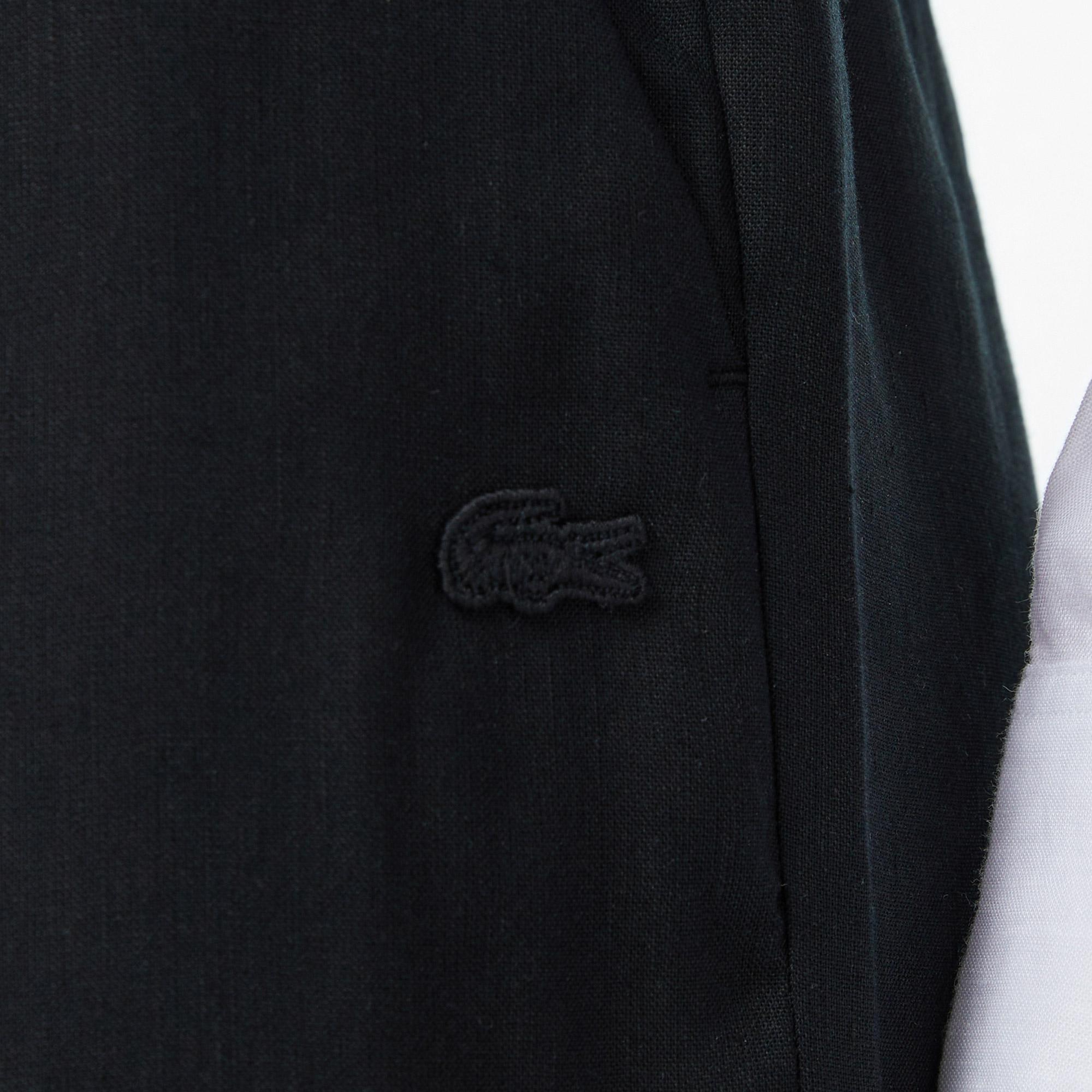 Lacoste Kadın Relaxed Fit Siyah Pantolon