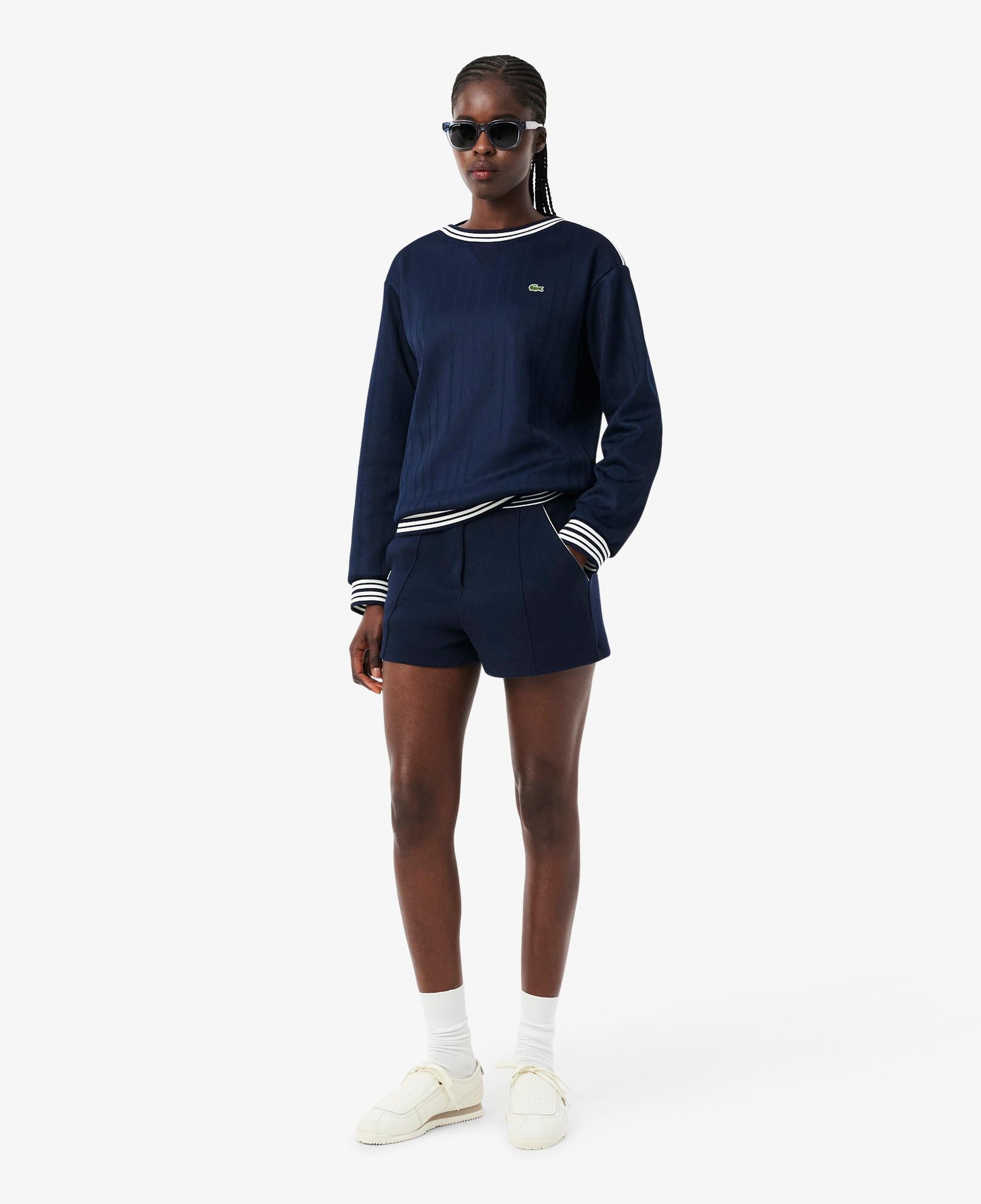 Lacoste Kadın Organik Pamuk Lacivert Şort