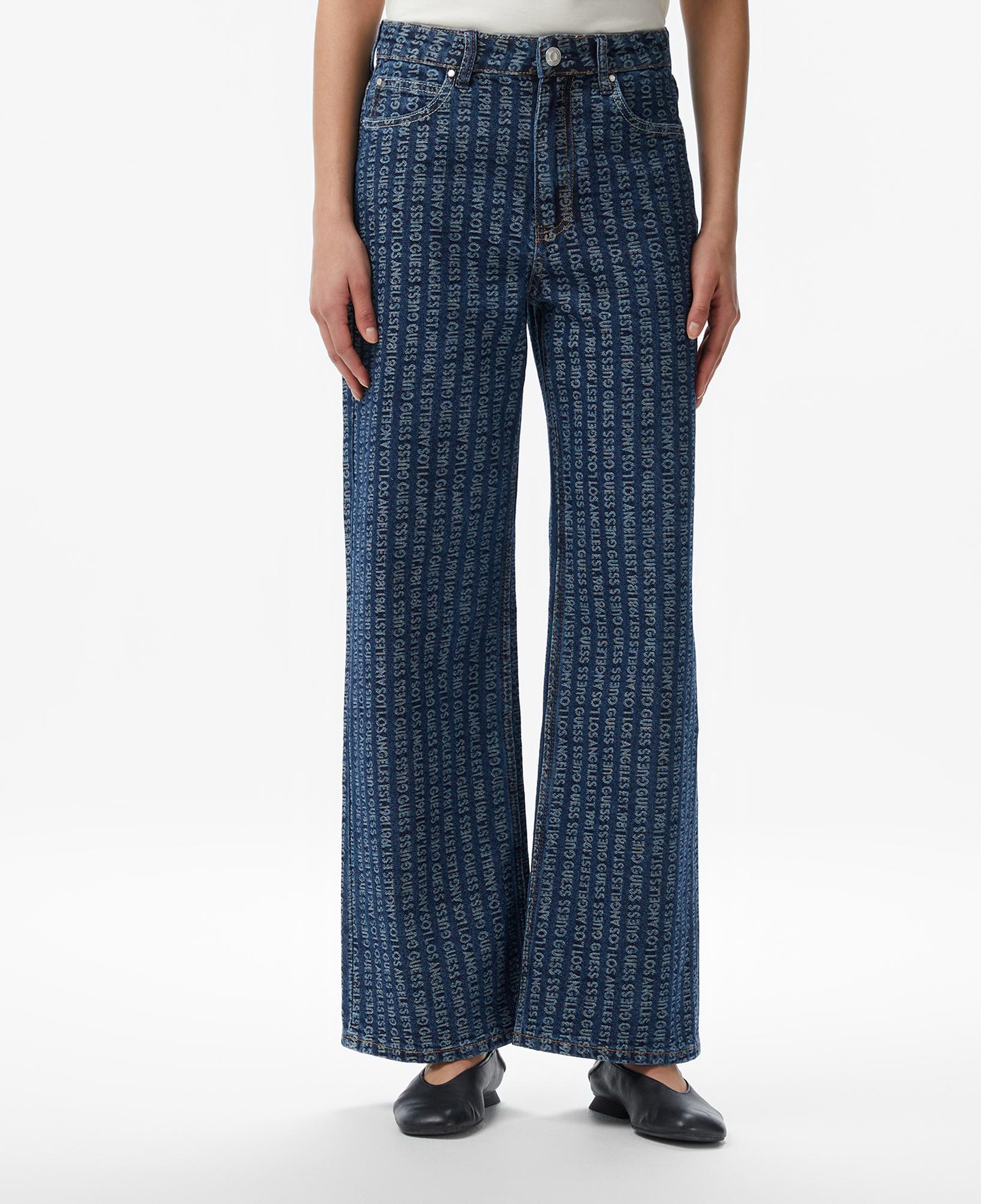 Guess Indigo Relaxed Fit Kadın Mavi Jean