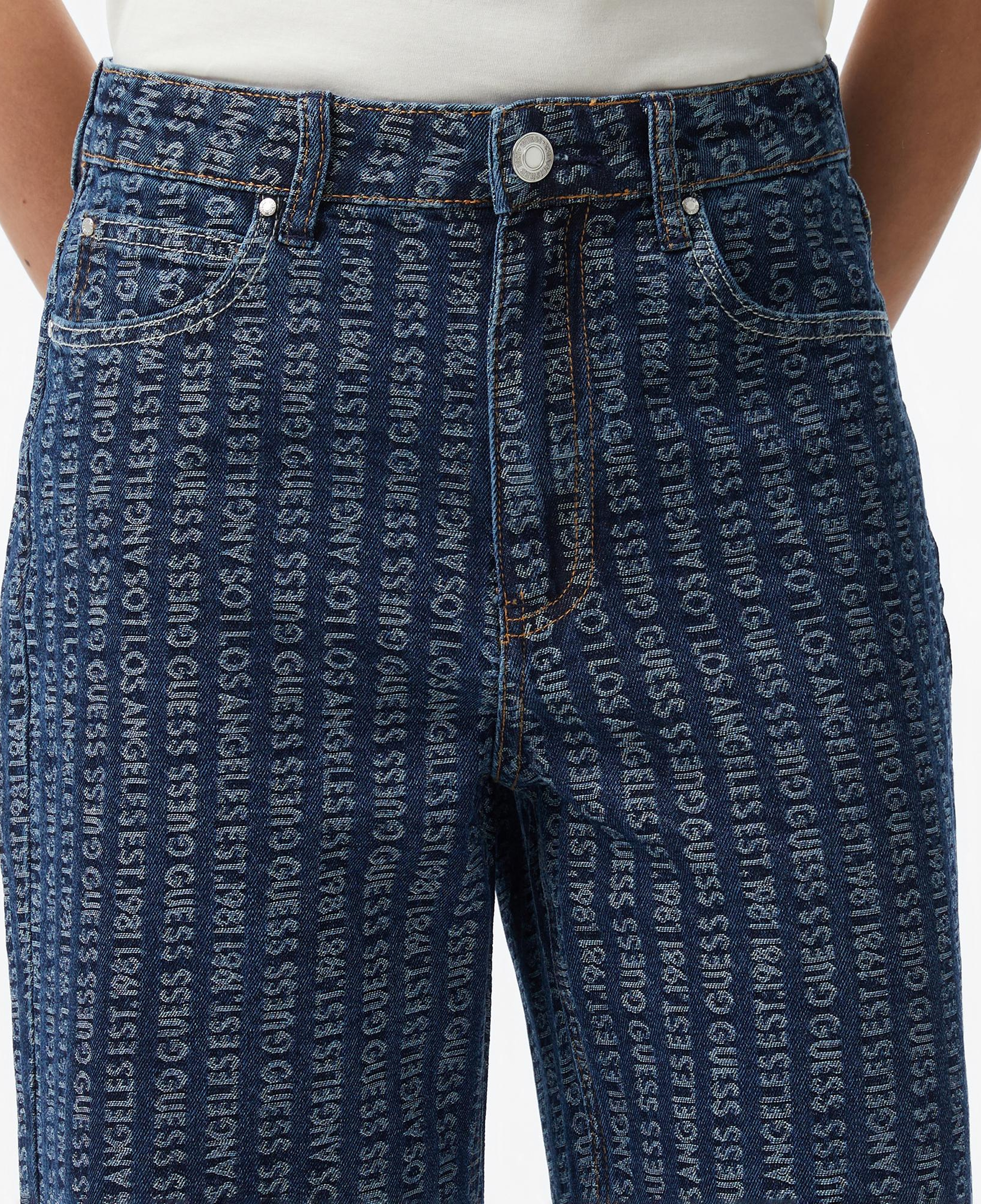 Guess Indigo Relaxed Fit Kadın Mavi Jean