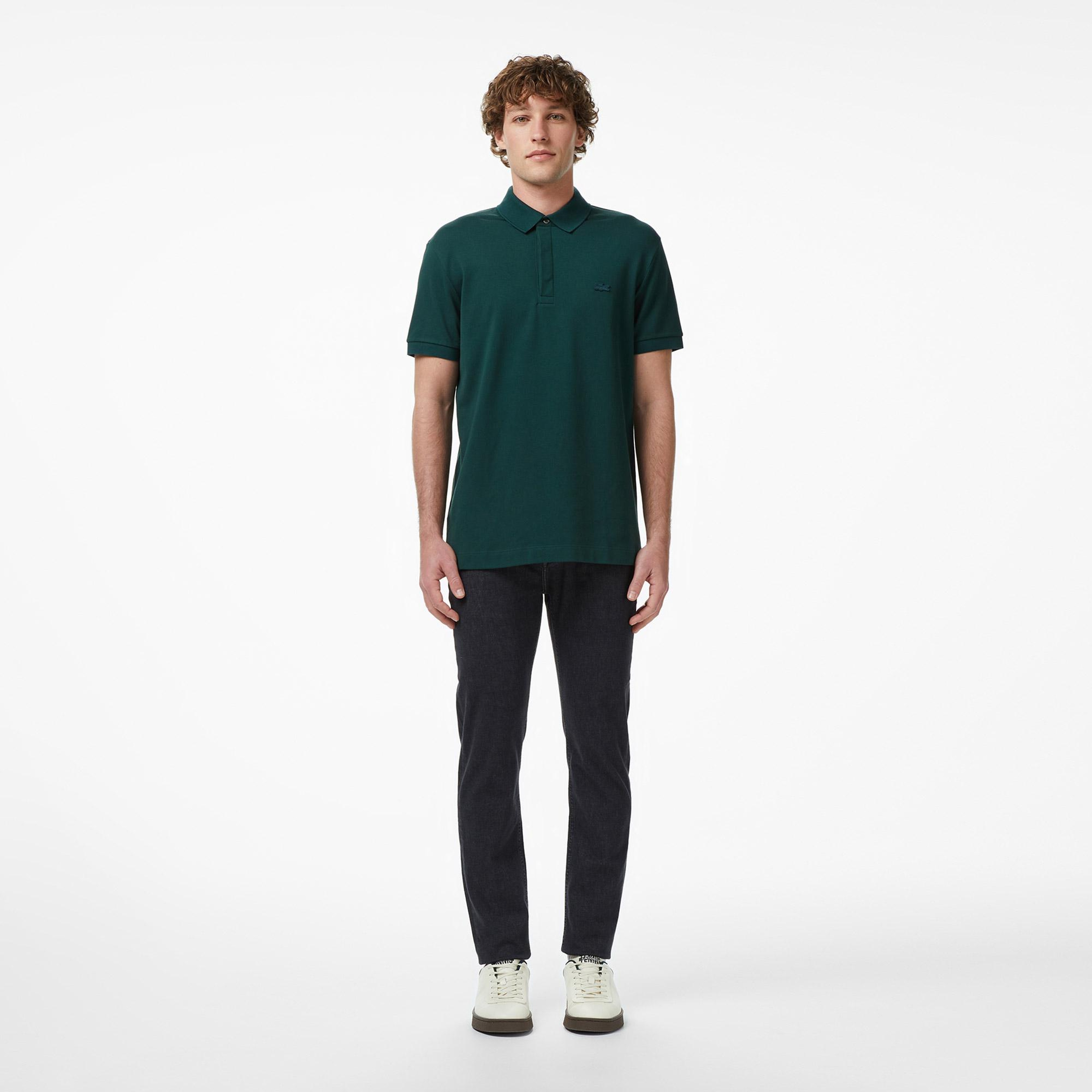 Lacoste Erkek Regular Fit Yeşil Paris Polo