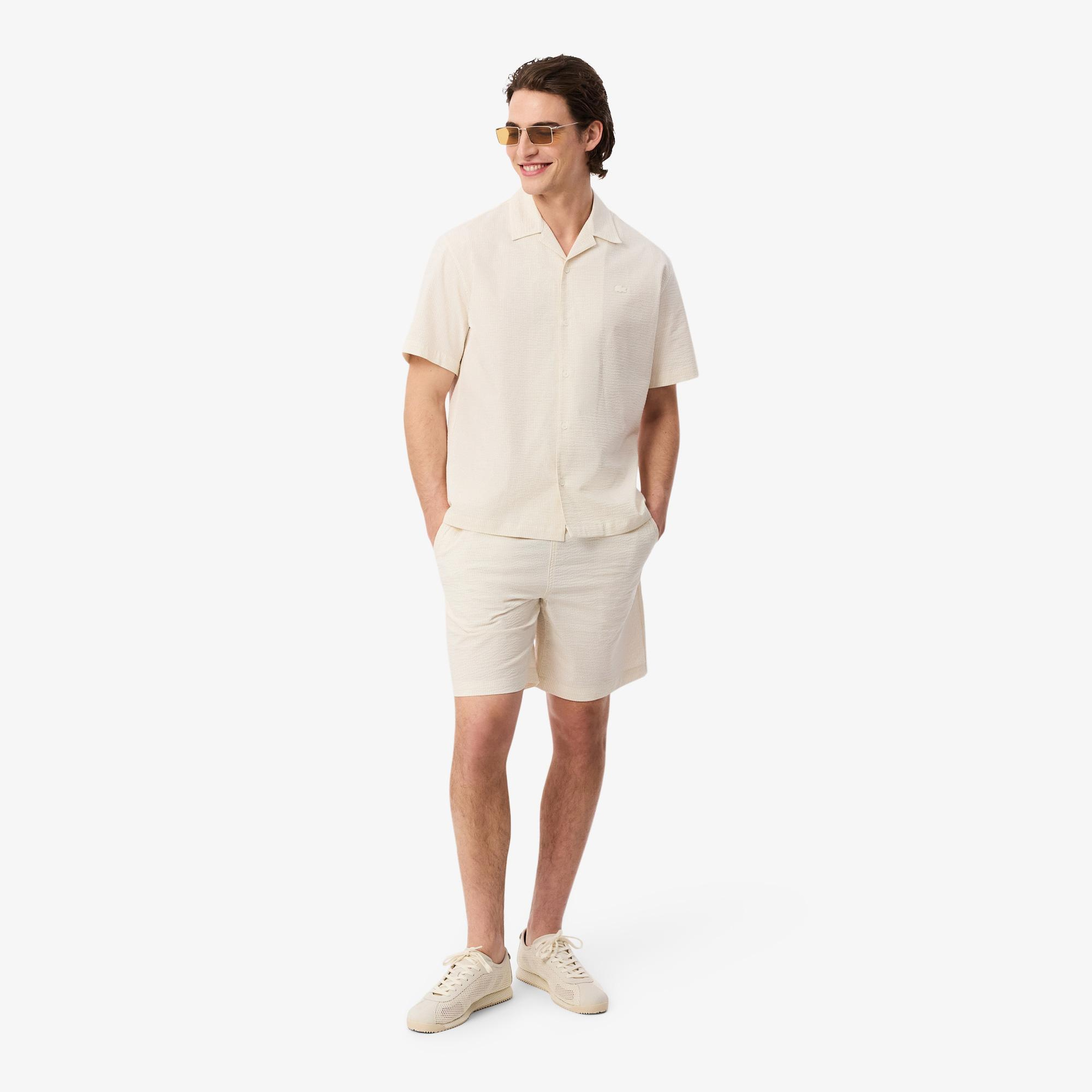 Lacoste Club-Low Erkek Krem Sneaker