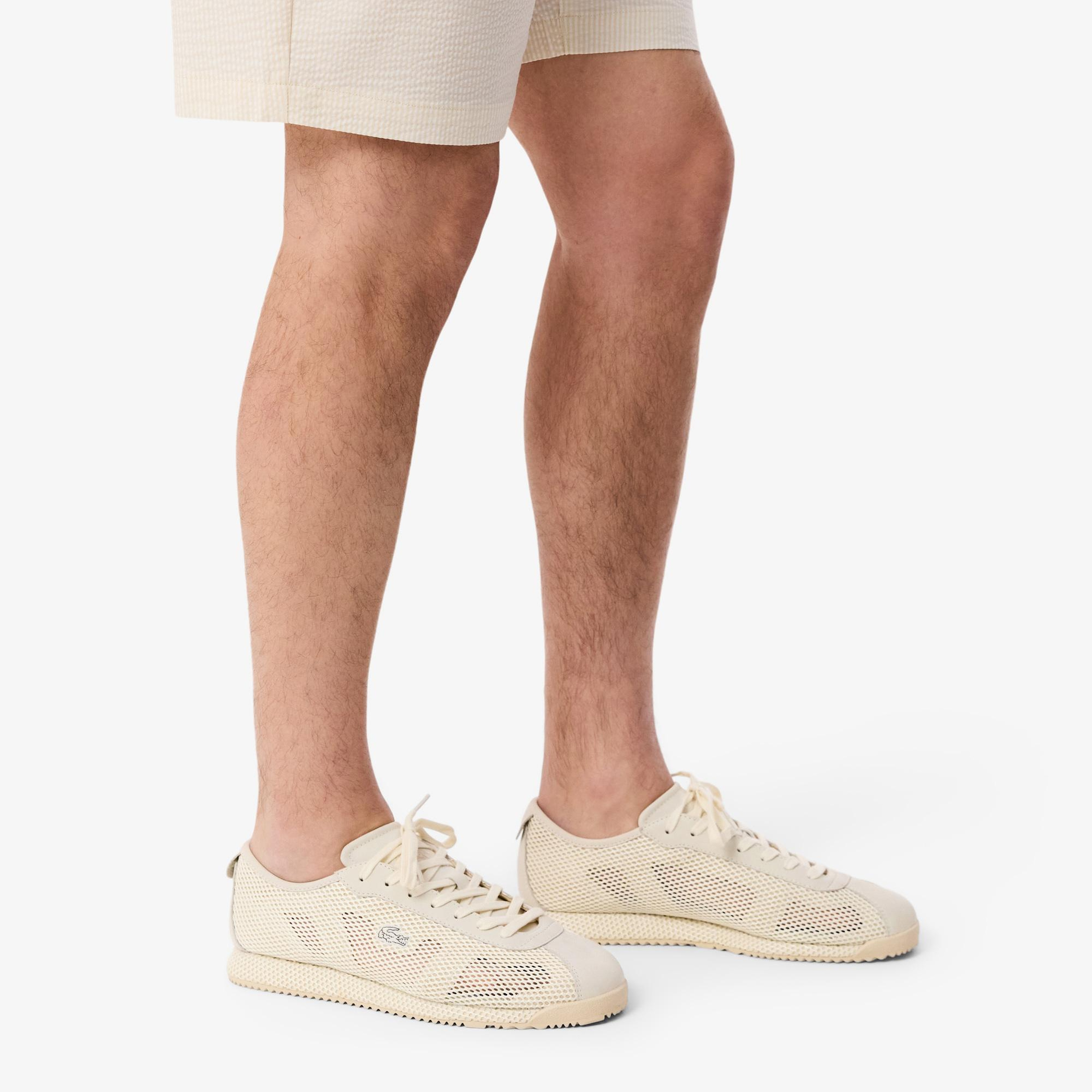 Lacoste Club-Low Erkek Krem Sneaker