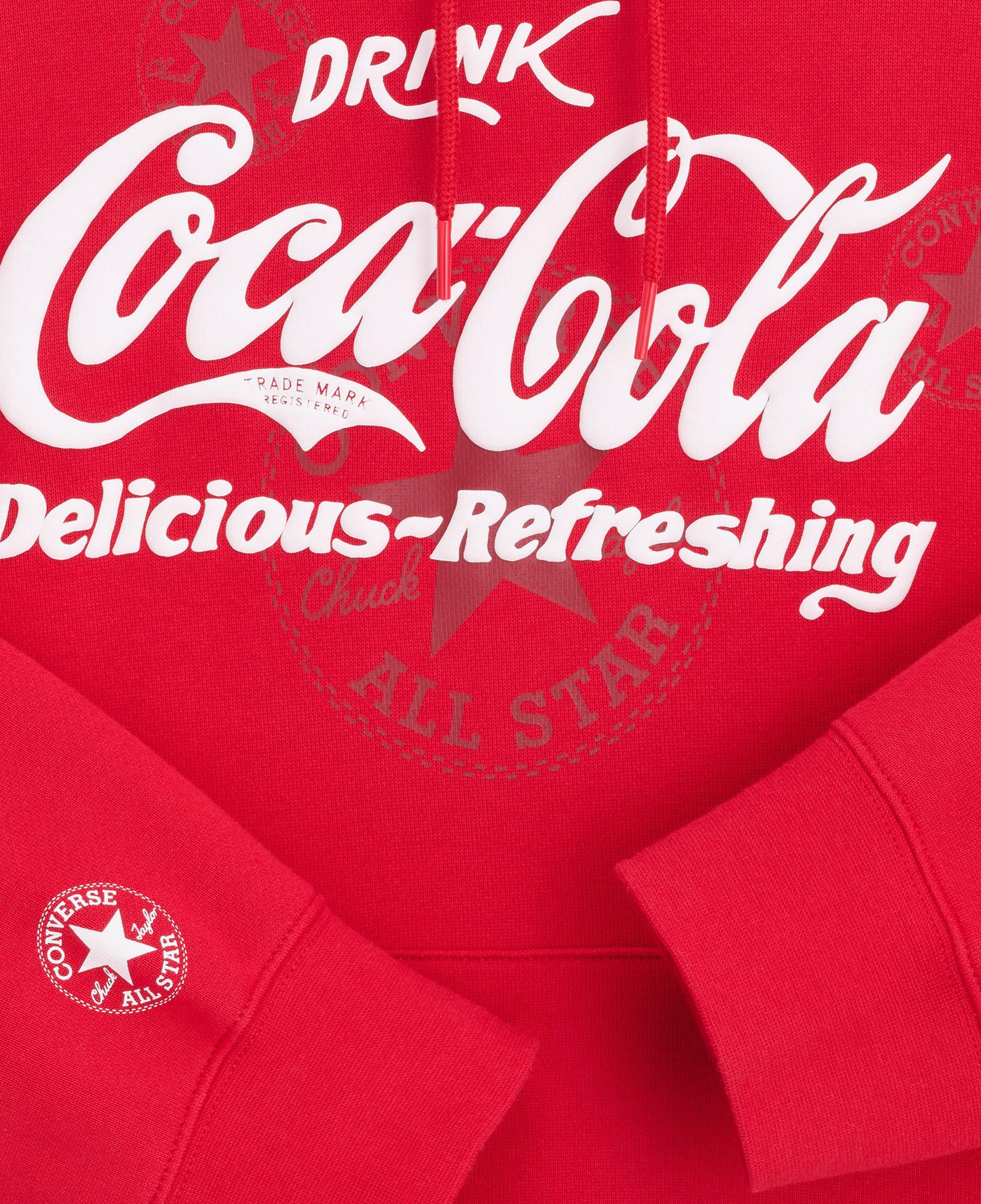 Converse x Coca-Cola Erkek Kırmızı Hoodie