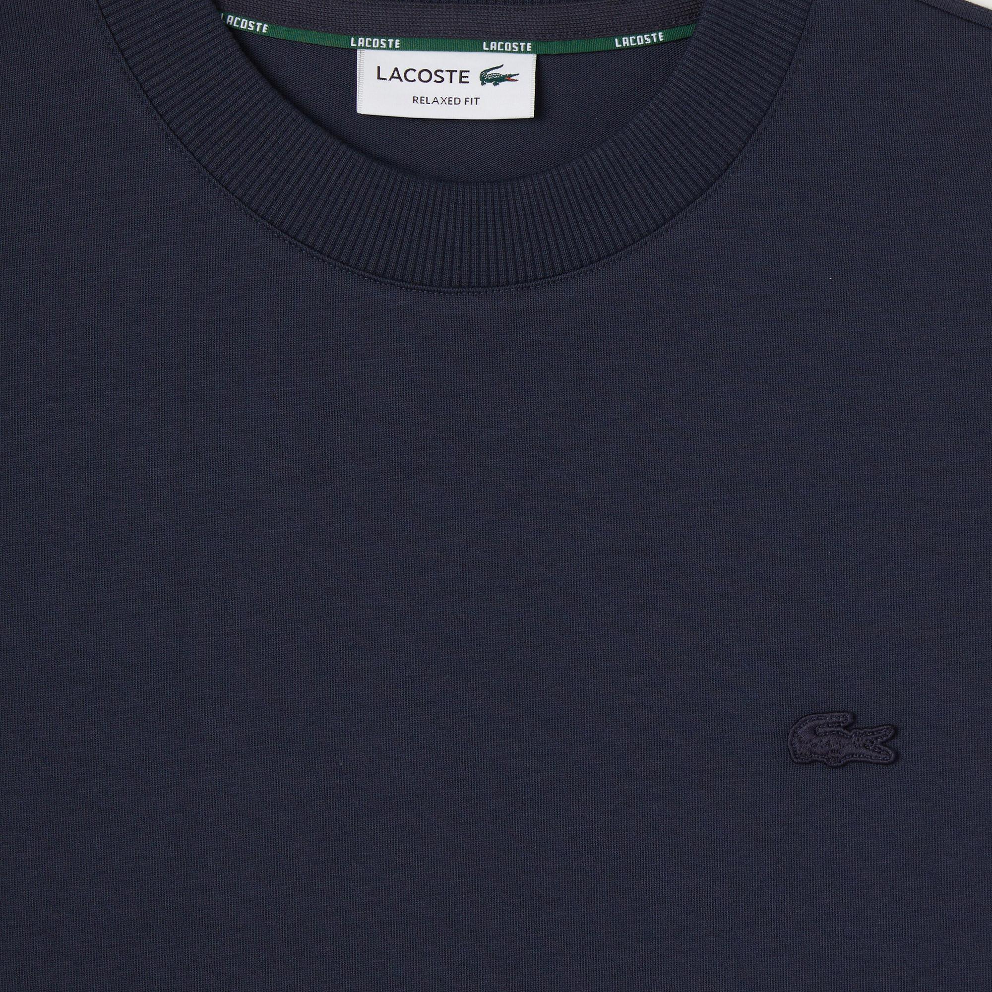 Lacoste Erkek Relaxed Fit Bisiklet Yaka Lacivert T-Shirt