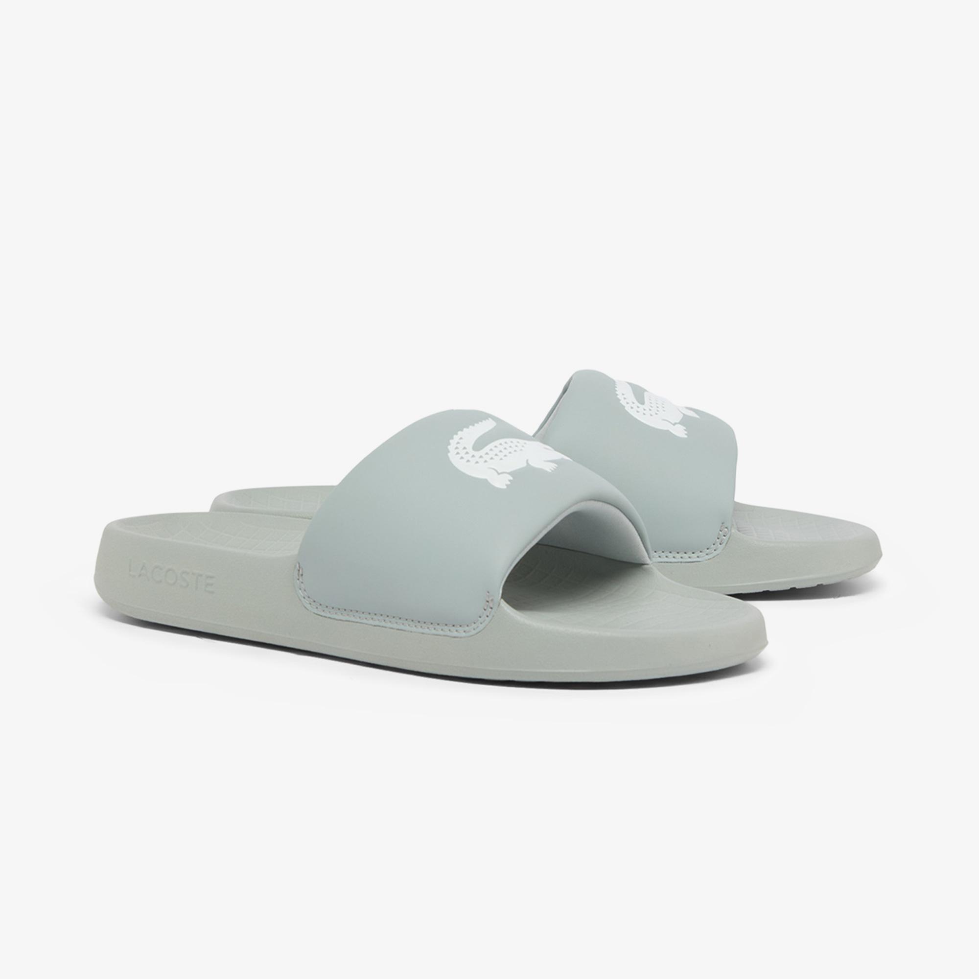 Lacoste Serve Slide 1.0 Erkek Gri Terlik