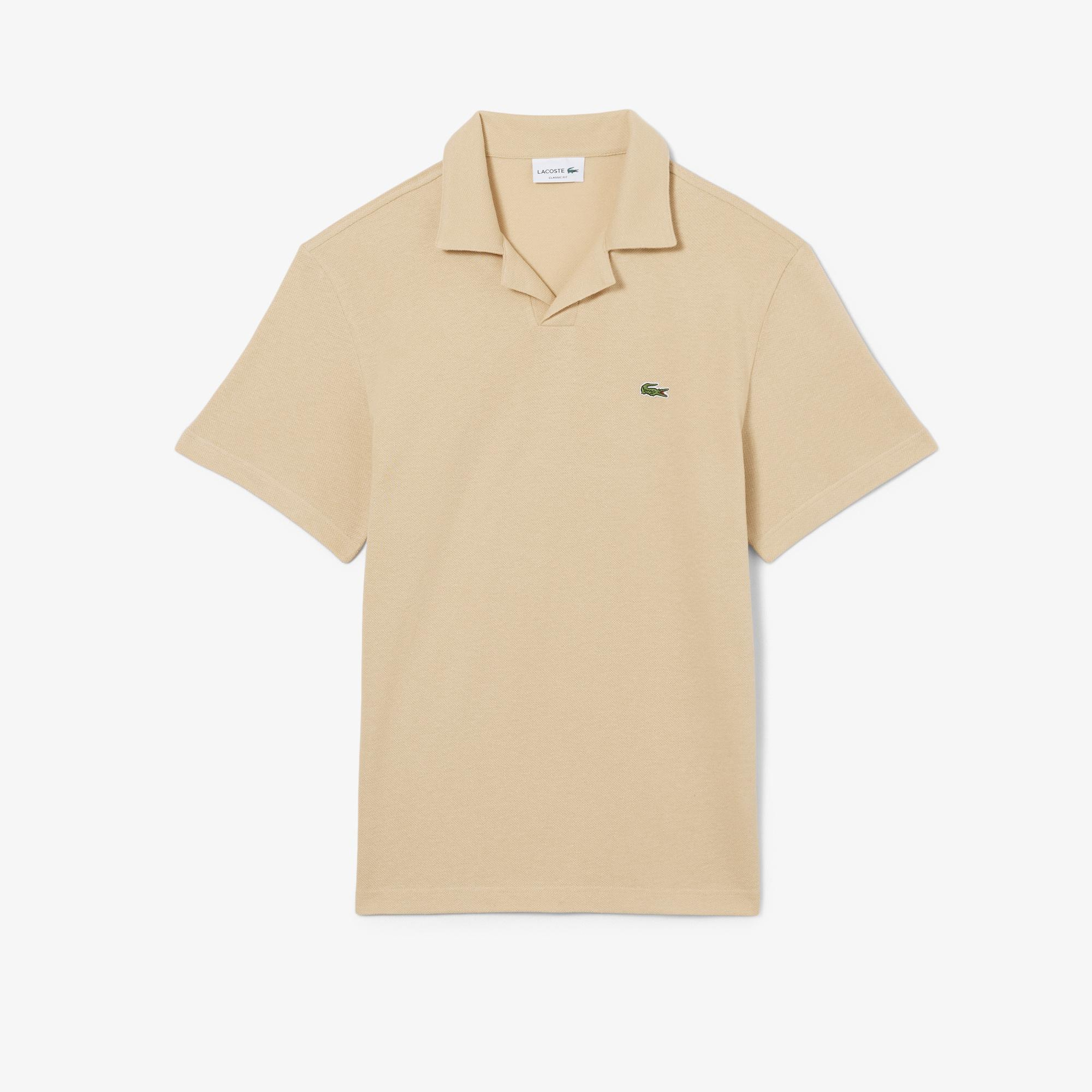 Lacoste Erkek Classic Fit Bej Polo