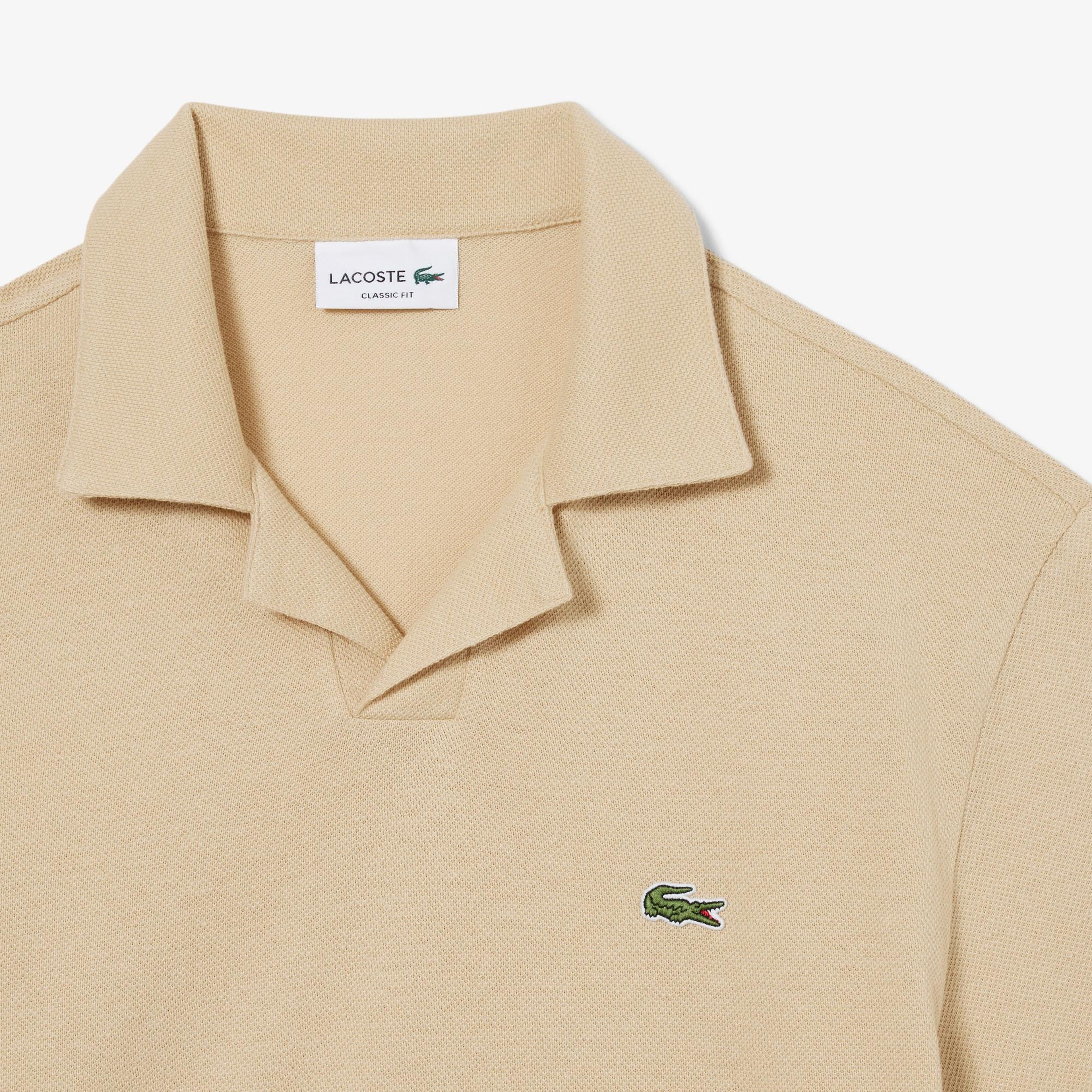Lacoste Erkek Classic Fit Bej Polo