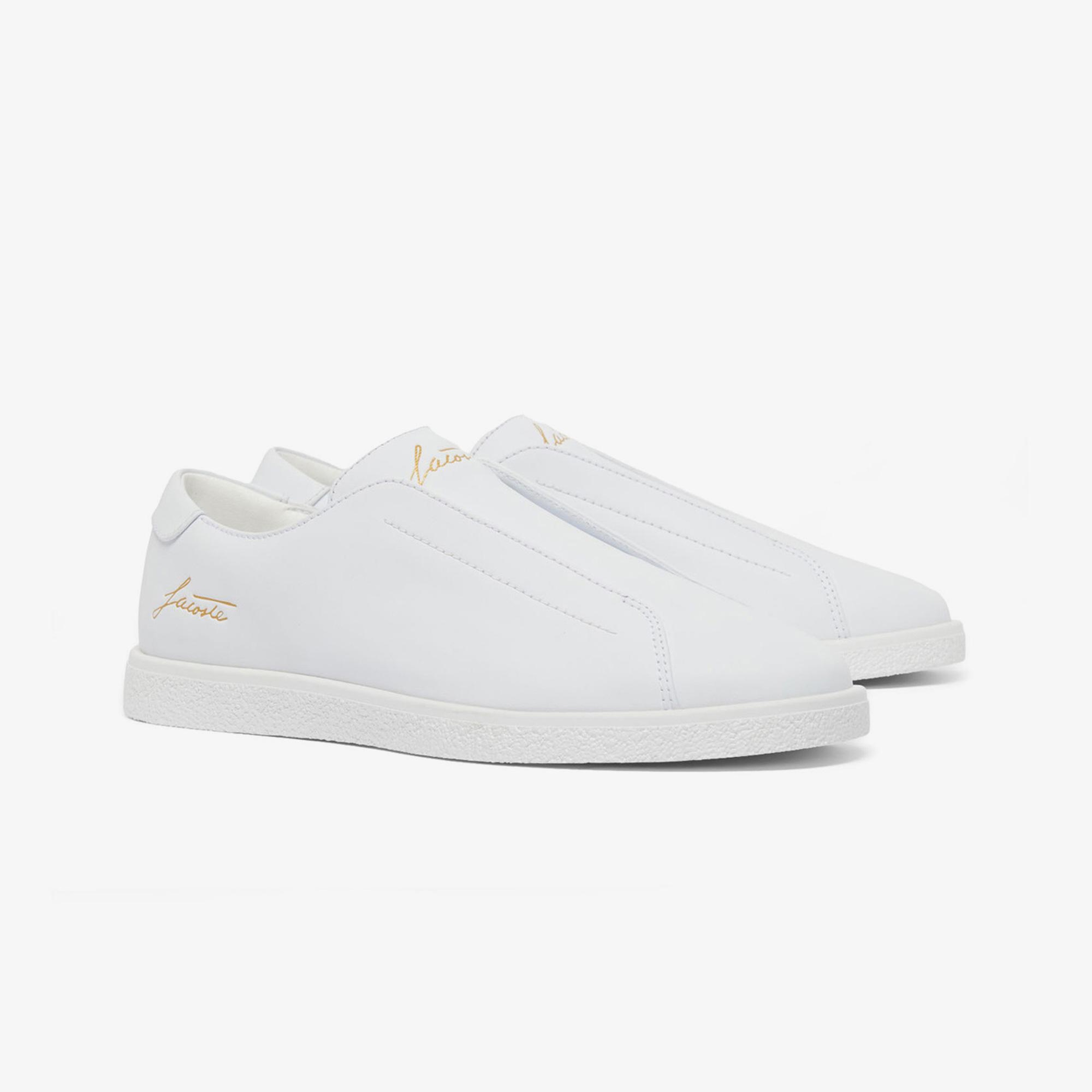 Lacoste Linecourt Slip-On Erkek Beyaz Sneaker