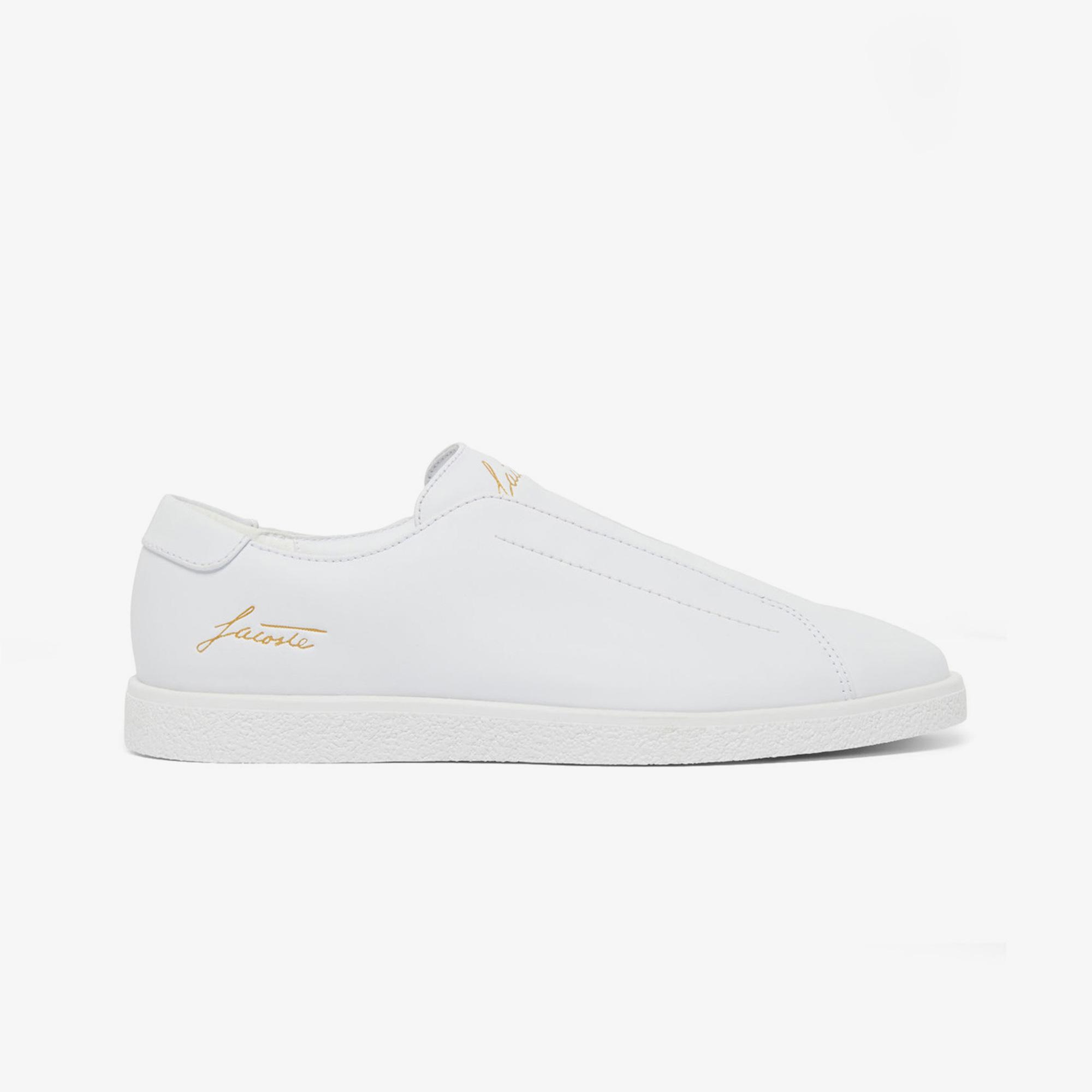 Lacoste Linecourt Slip-On Erkek Beyaz Sneaker