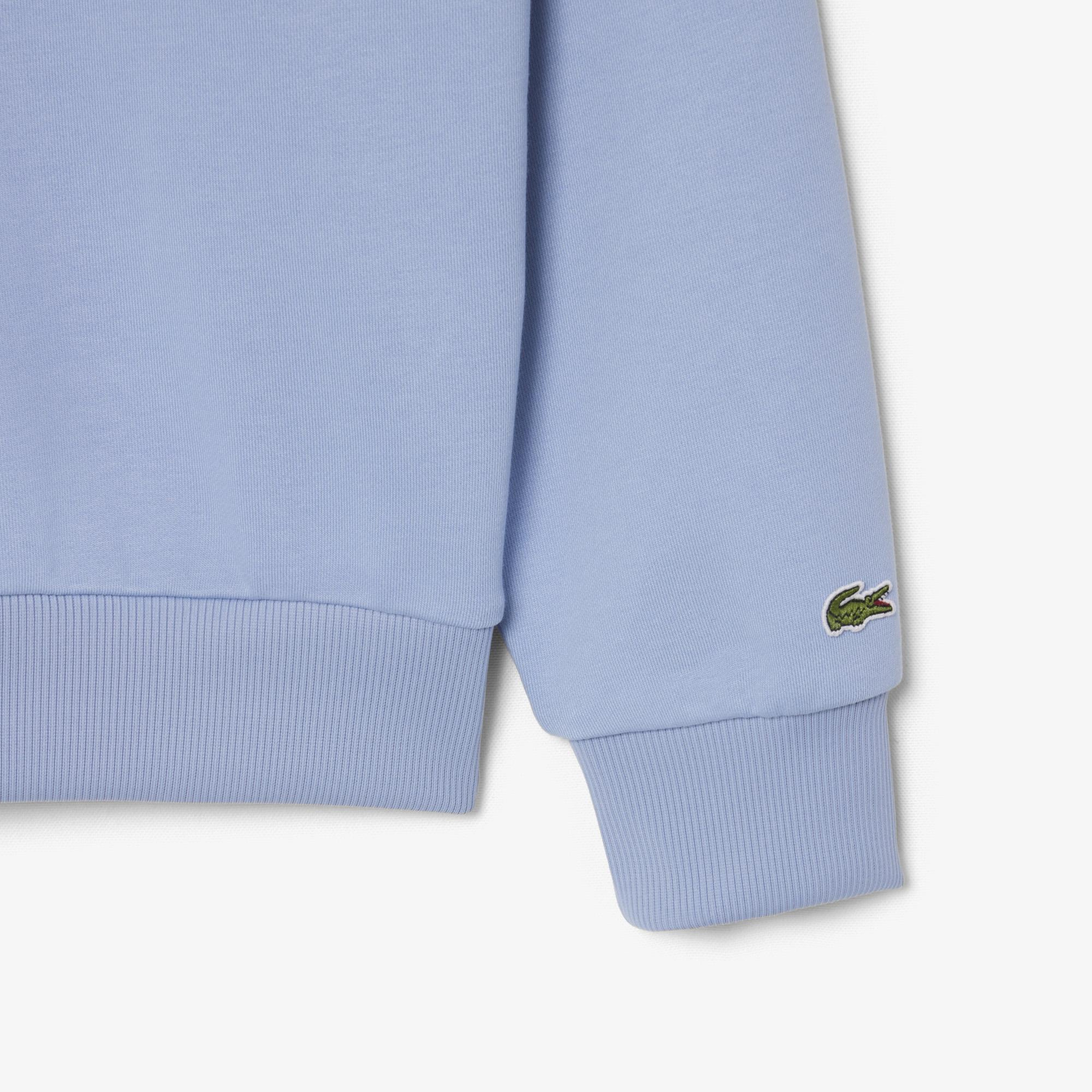 Lacoste Erkek Loose Fit Polo Yaka Mavi Sweatshirt