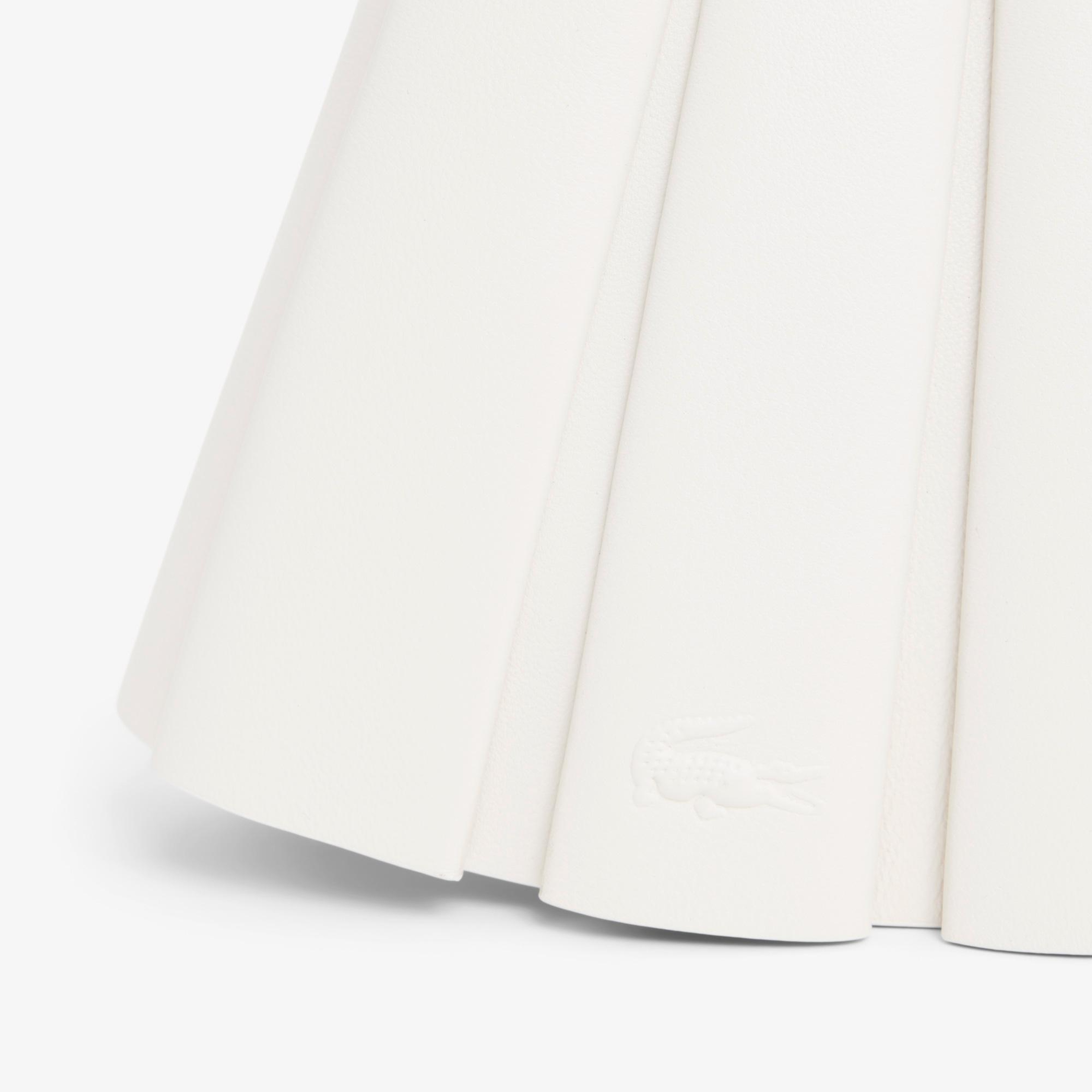 Lacoste Mini Lenglen Kadın Deri Beyaz Omuz Çantası