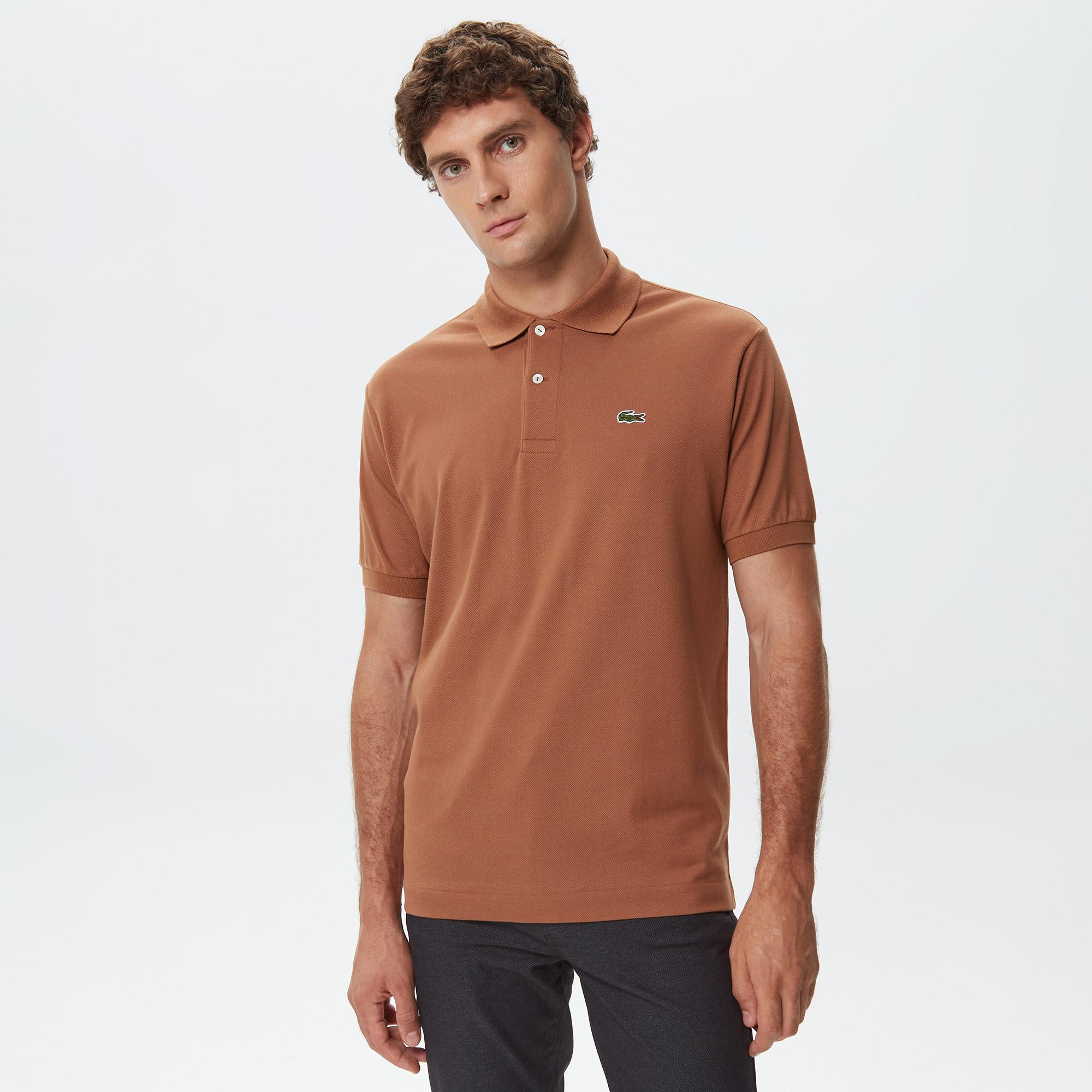 Lacoste L.12.12 Erkek Classic Fit Kahverengi Polo