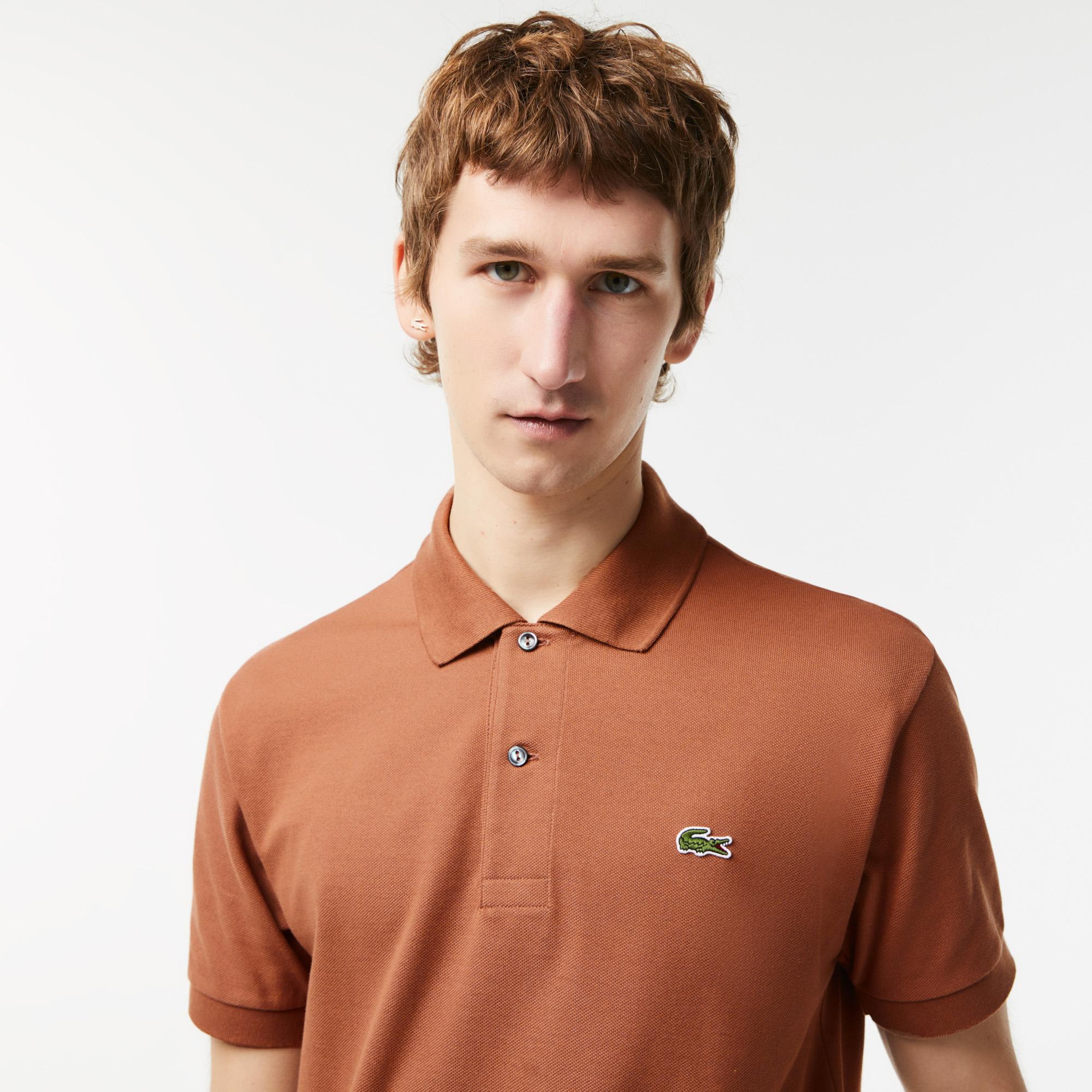 Lacoste L.12.12 Erkek Classic Fit Kahverengi Polo