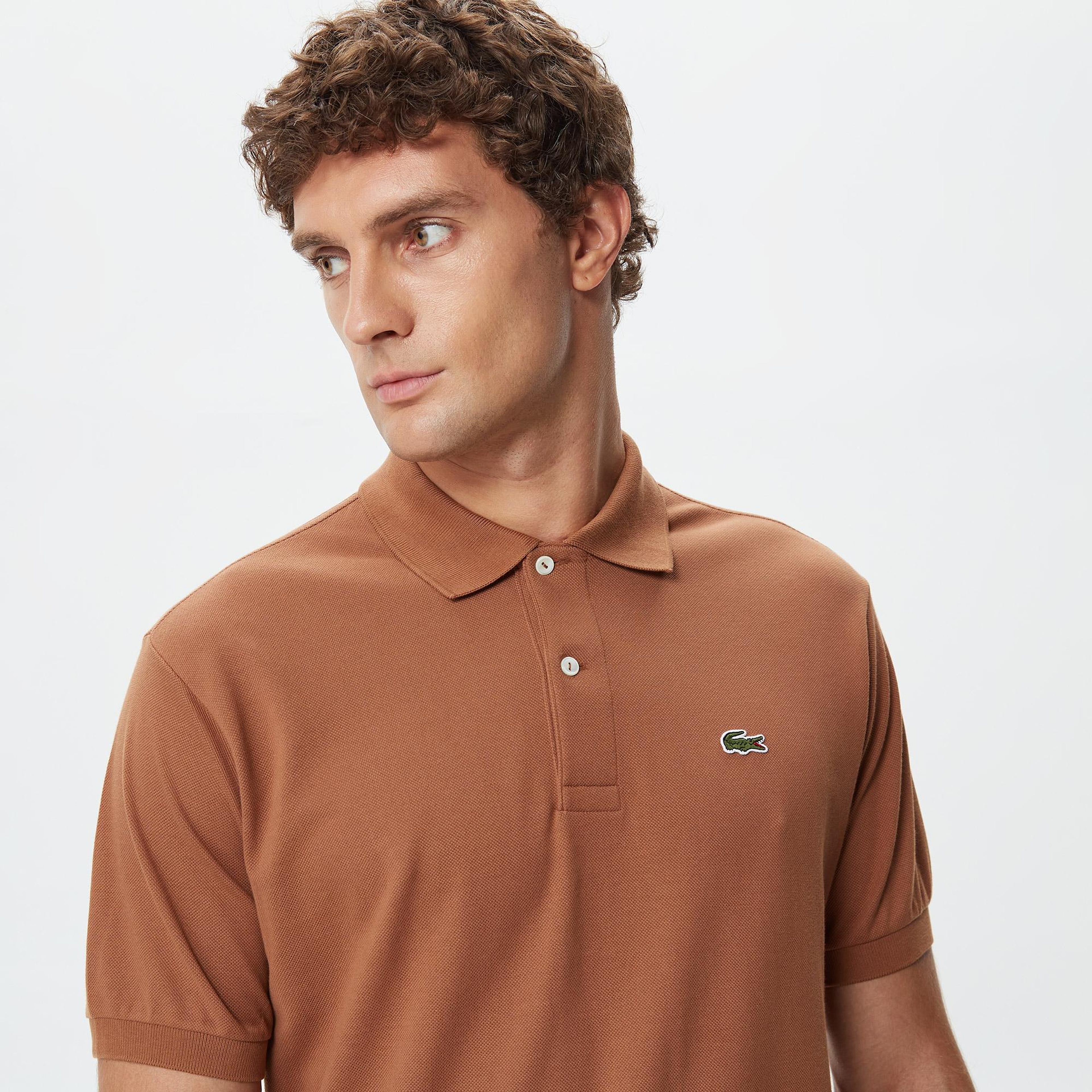 Lacoste L.12.12 Erkek Classic Fit Kahverengi Polo