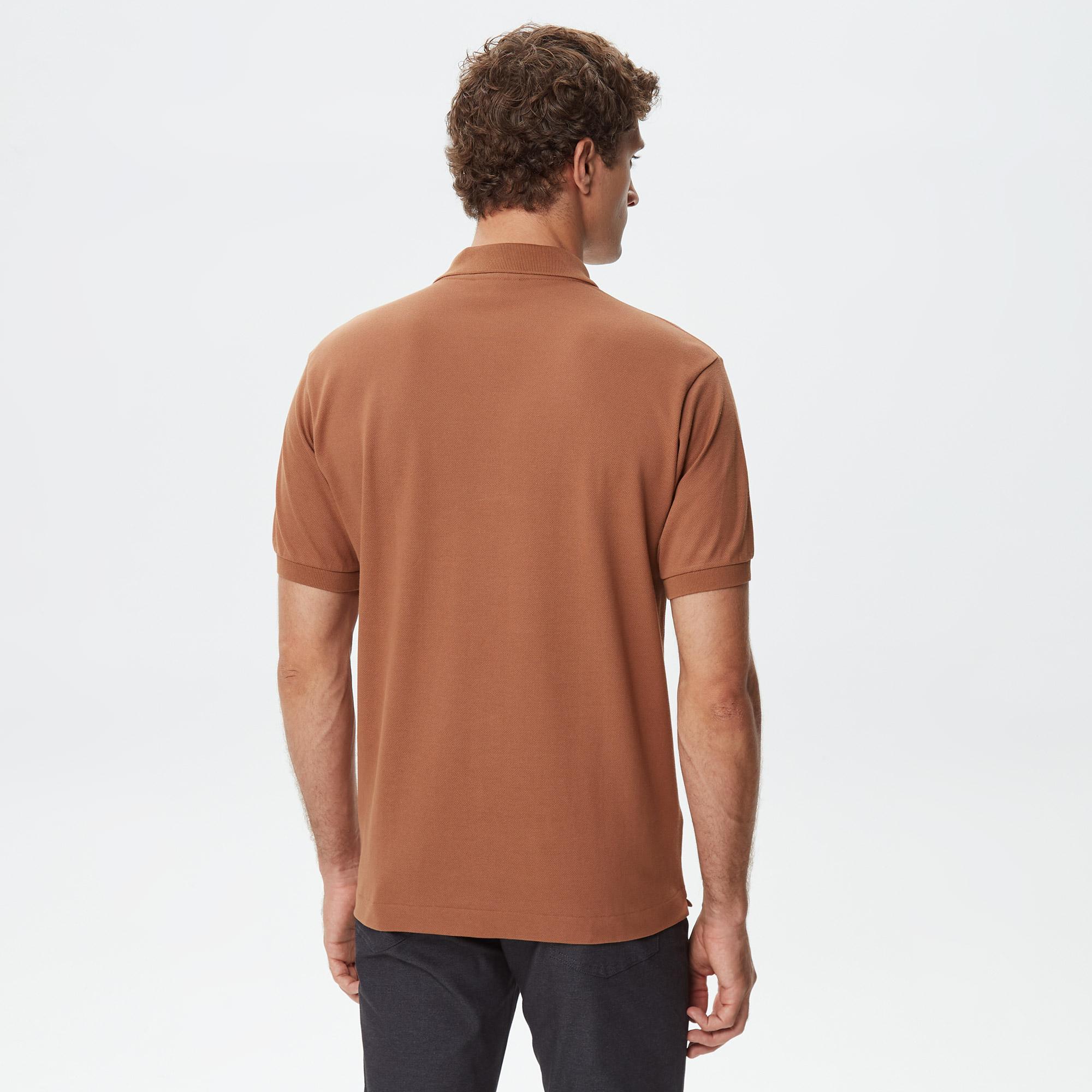 Lacoste L.12.12 Erkek Classic Fit Kahverengi Polo