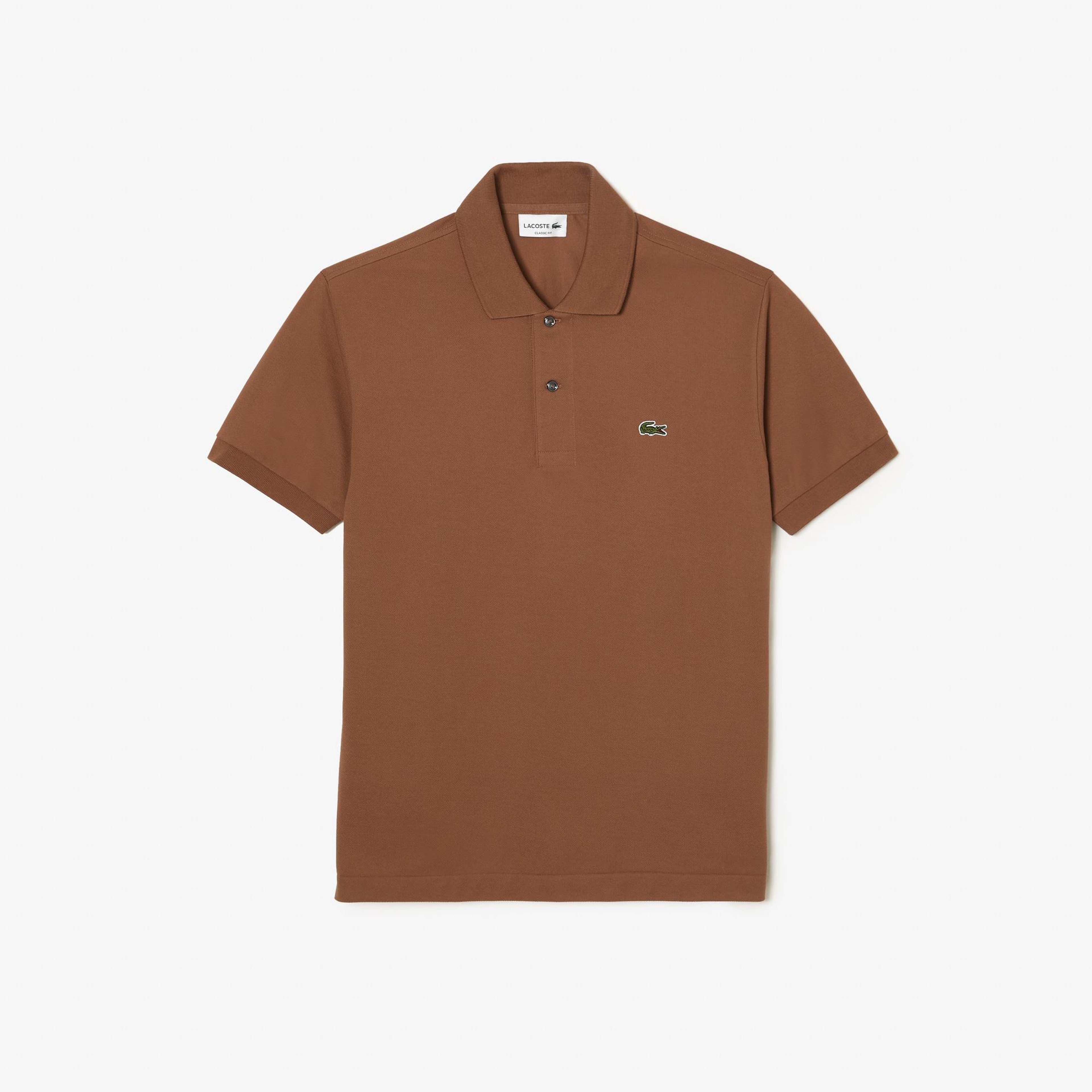 Lacoste L.12.12 Erkek Classic Fit Kahverengi Polo