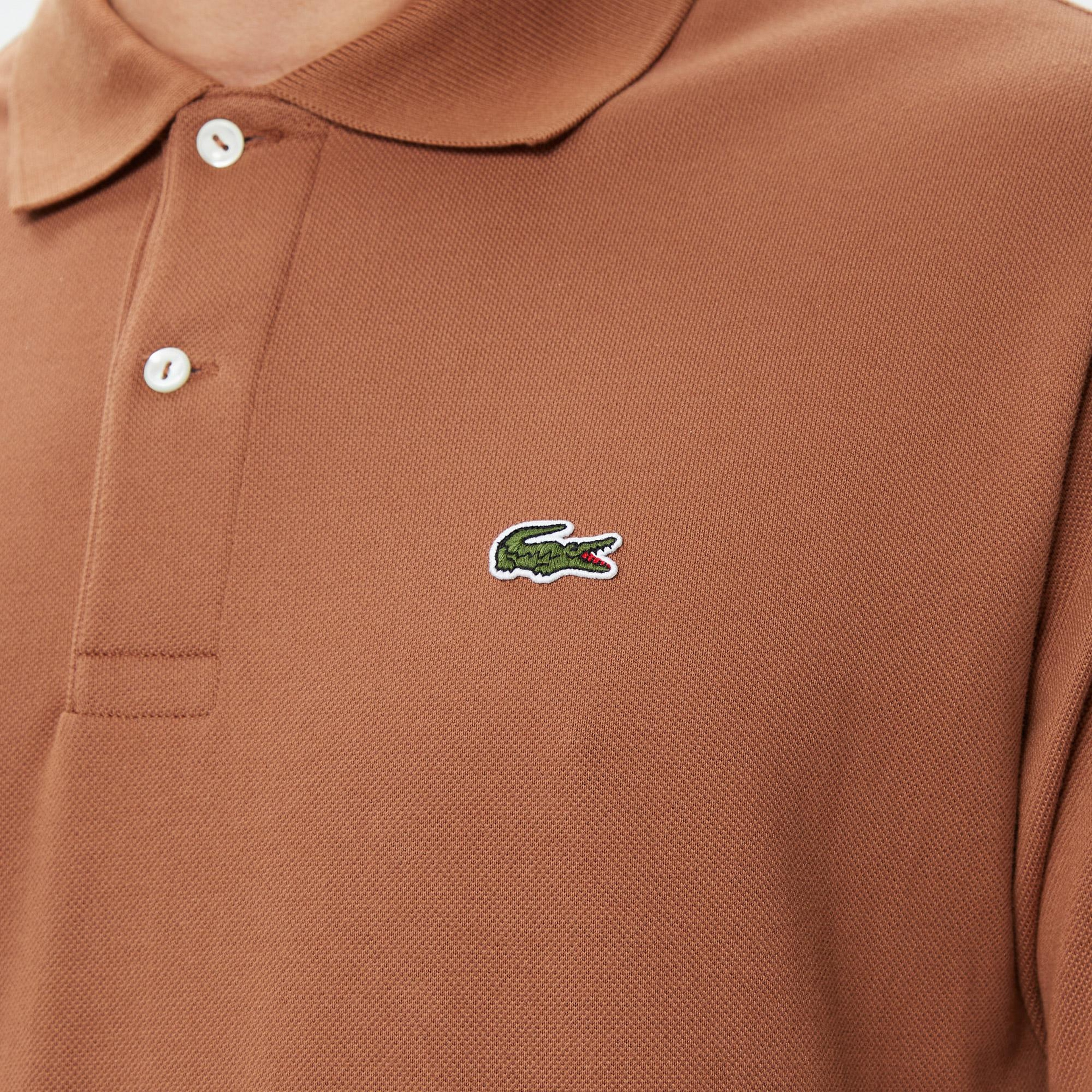 Lacoste L.12.12 Erkek Classic Fit Kahverengi Polo