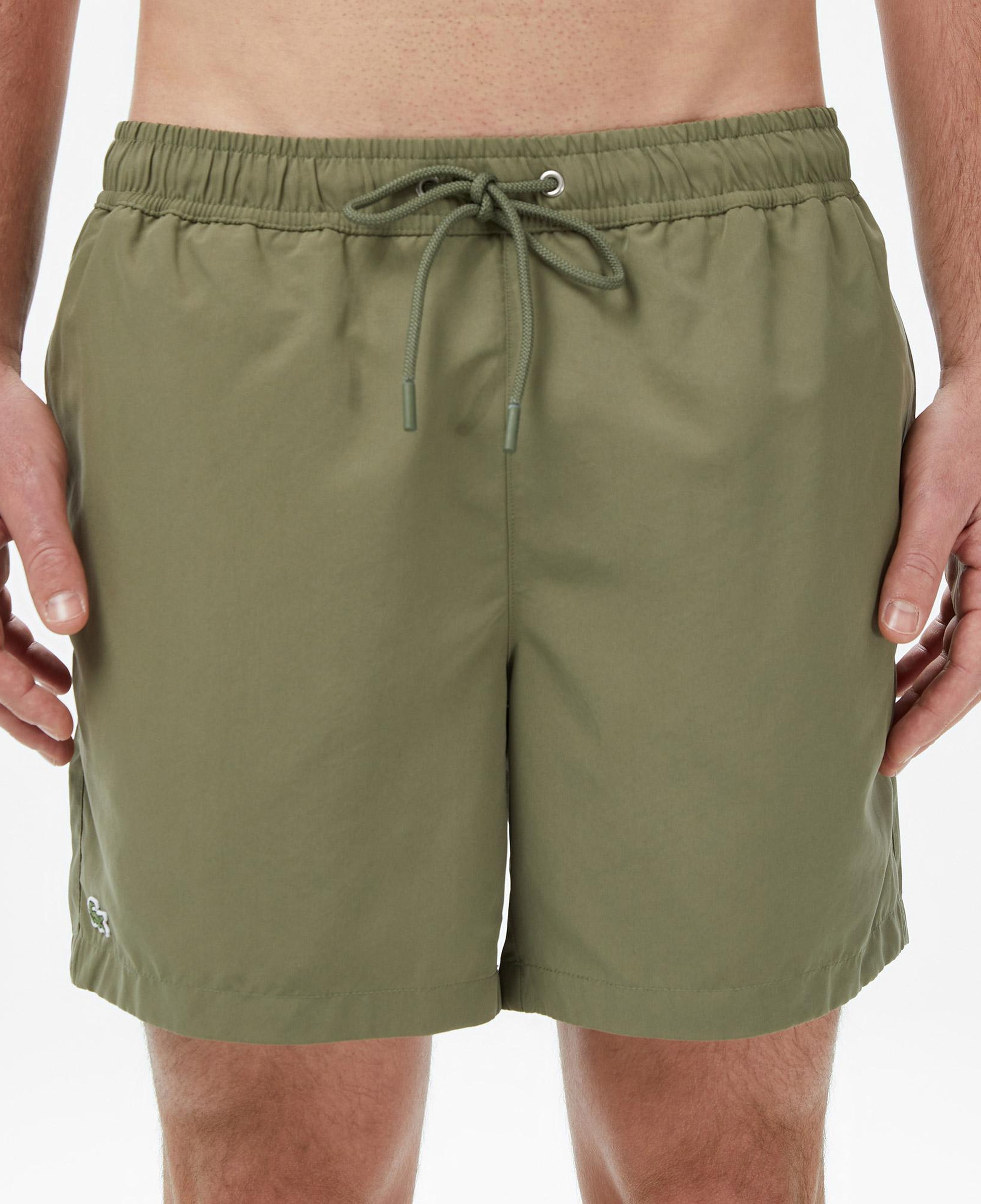 Lacoste Erkek Regular Fit Haki Deniz Şortu