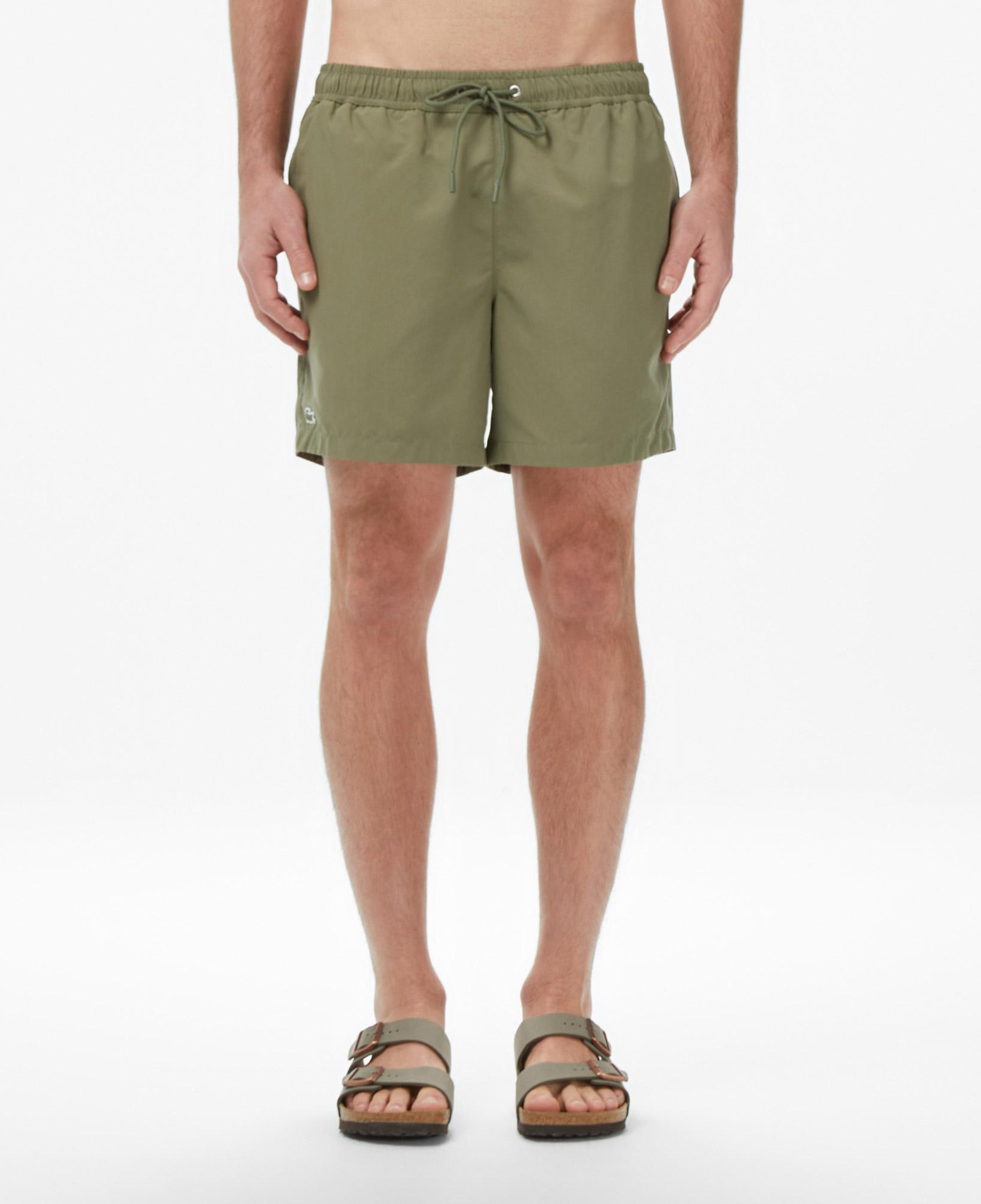 Lacoste Erkek Regular Fit Haki Deniz Şortu