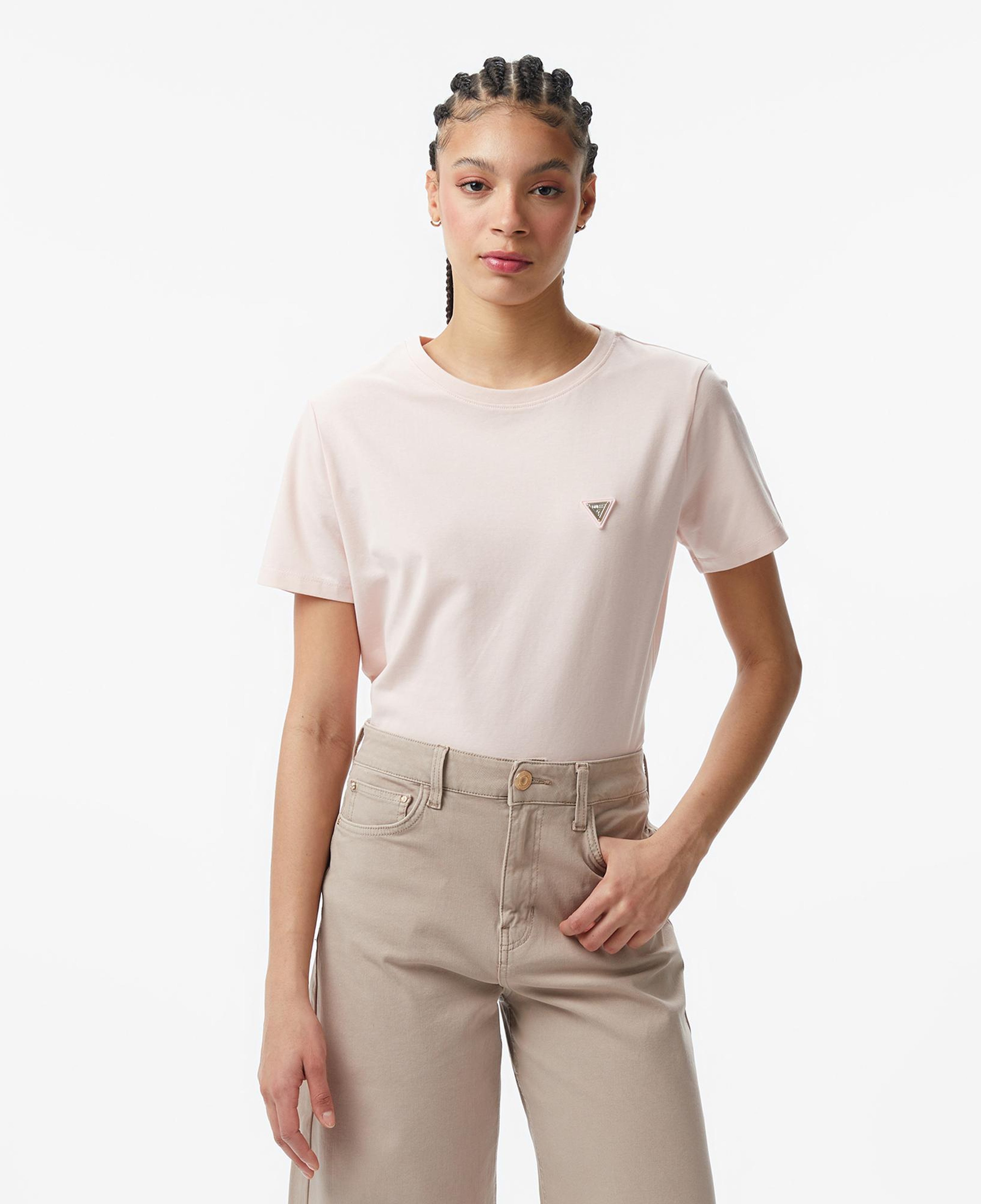 Guess Colette Aktif Oversize Fit Kadın Pembe T-Shirt
