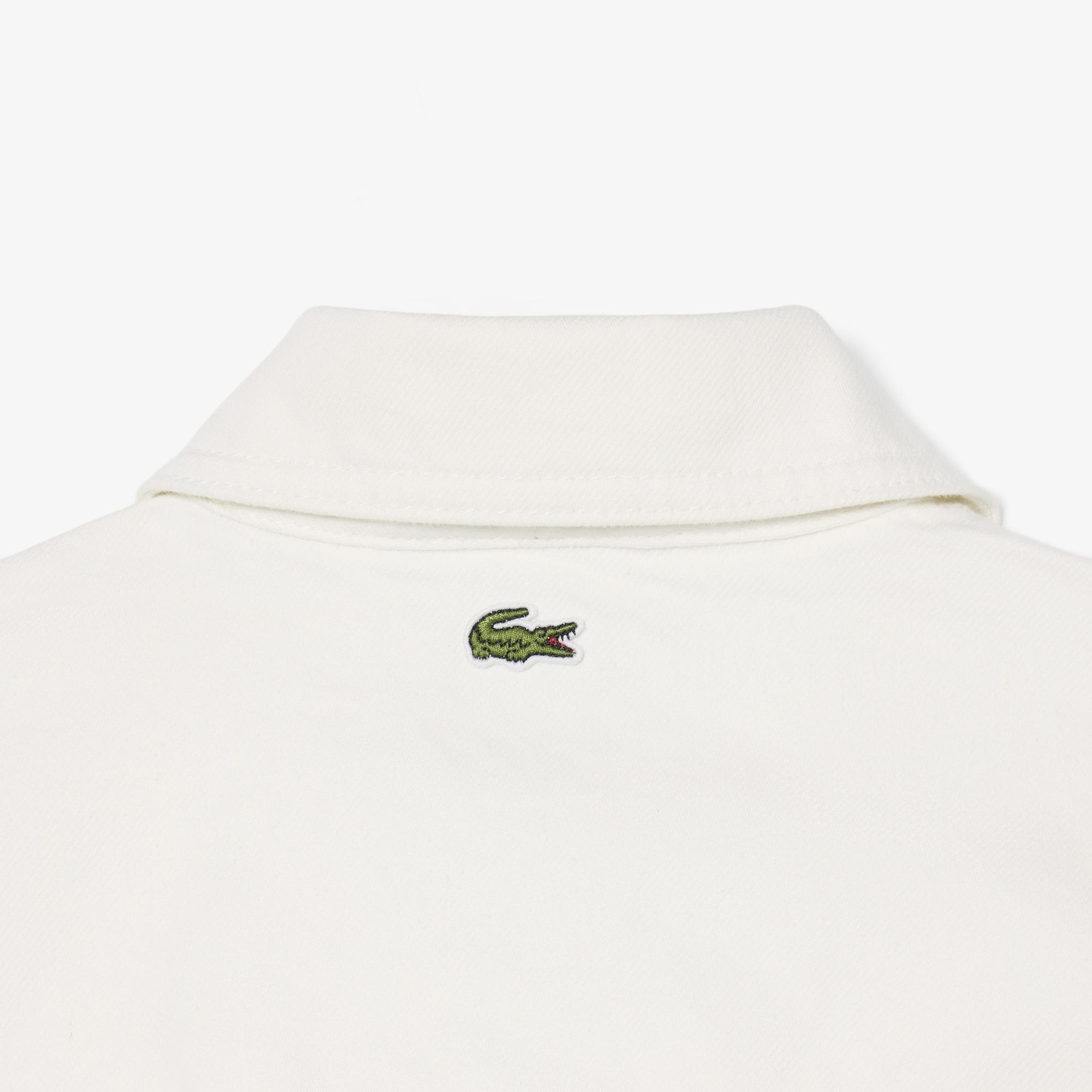 Lacoste Kadın Denim Beyaz Ceket