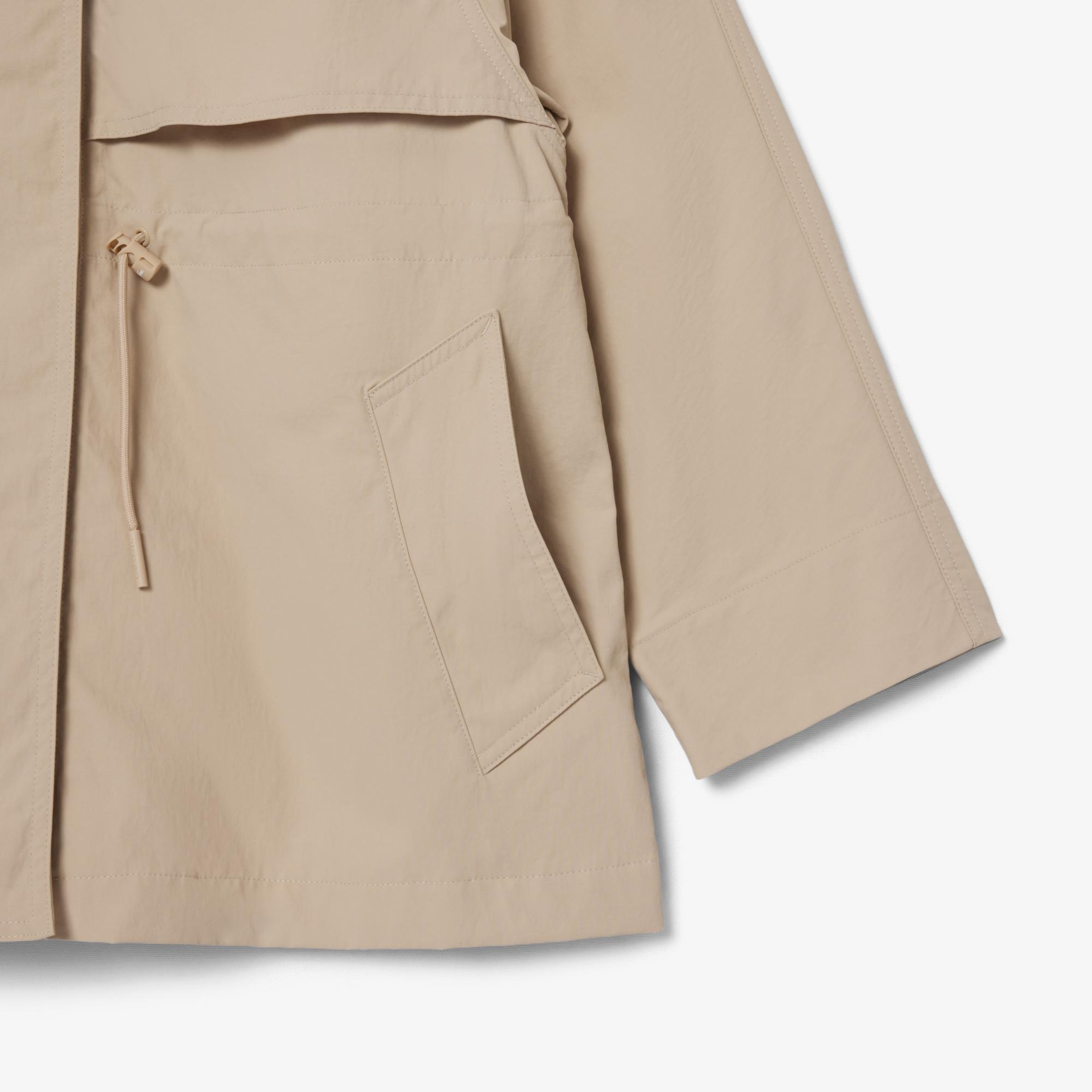 Lacoste Kadın Oversize Fit Bej Ceket