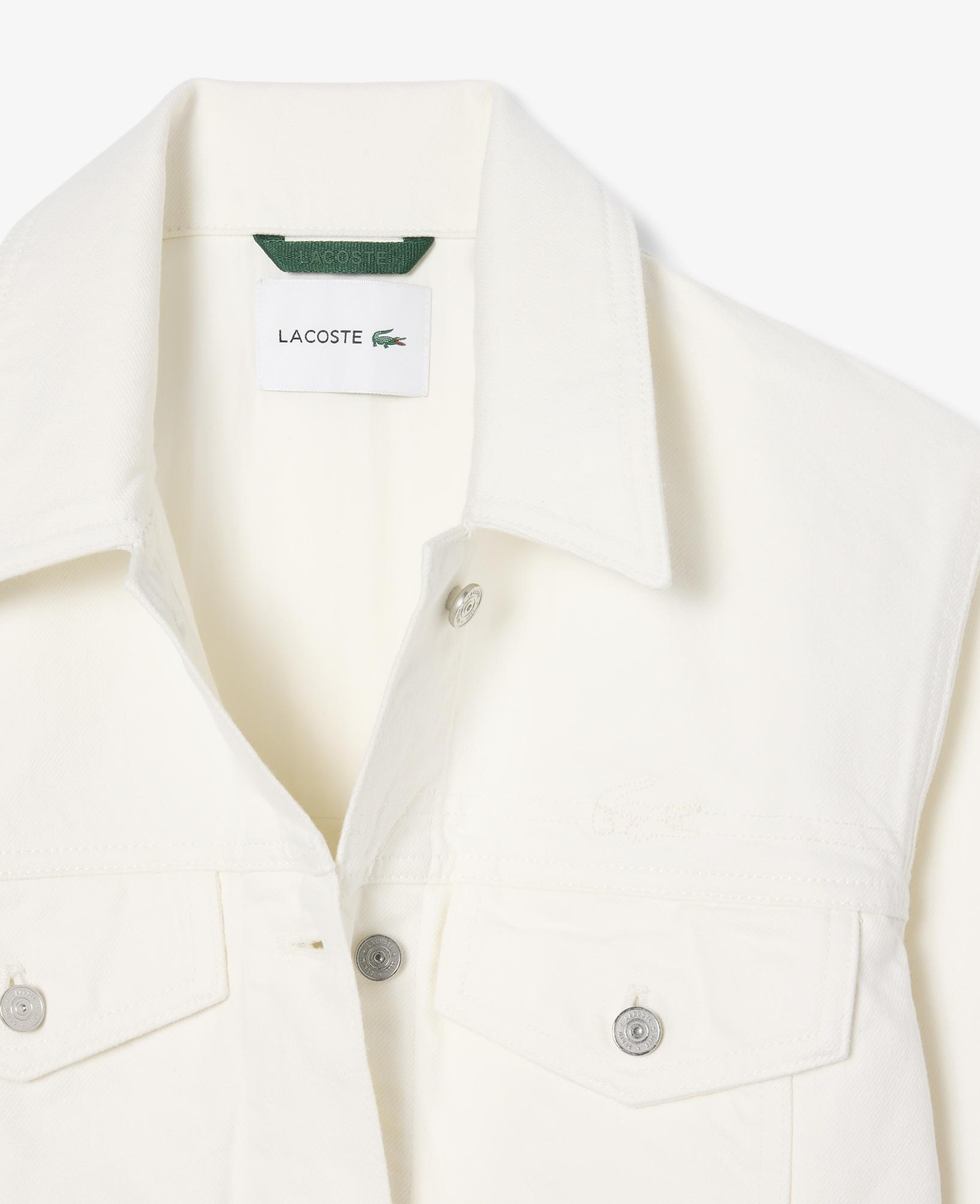 Lacoste Kadın Denim Beyaz Ceket