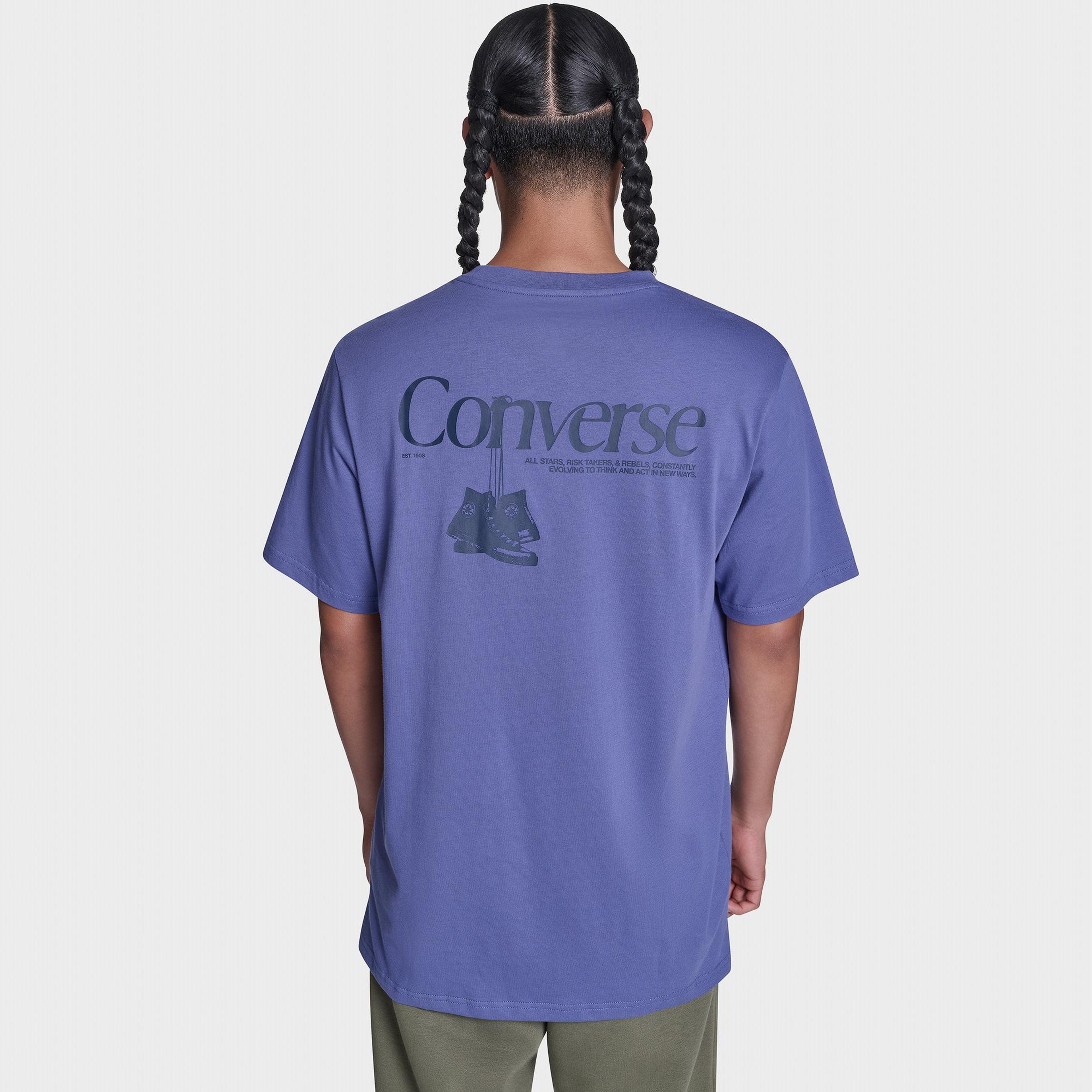 Converse Erkek Mor T-Shirt