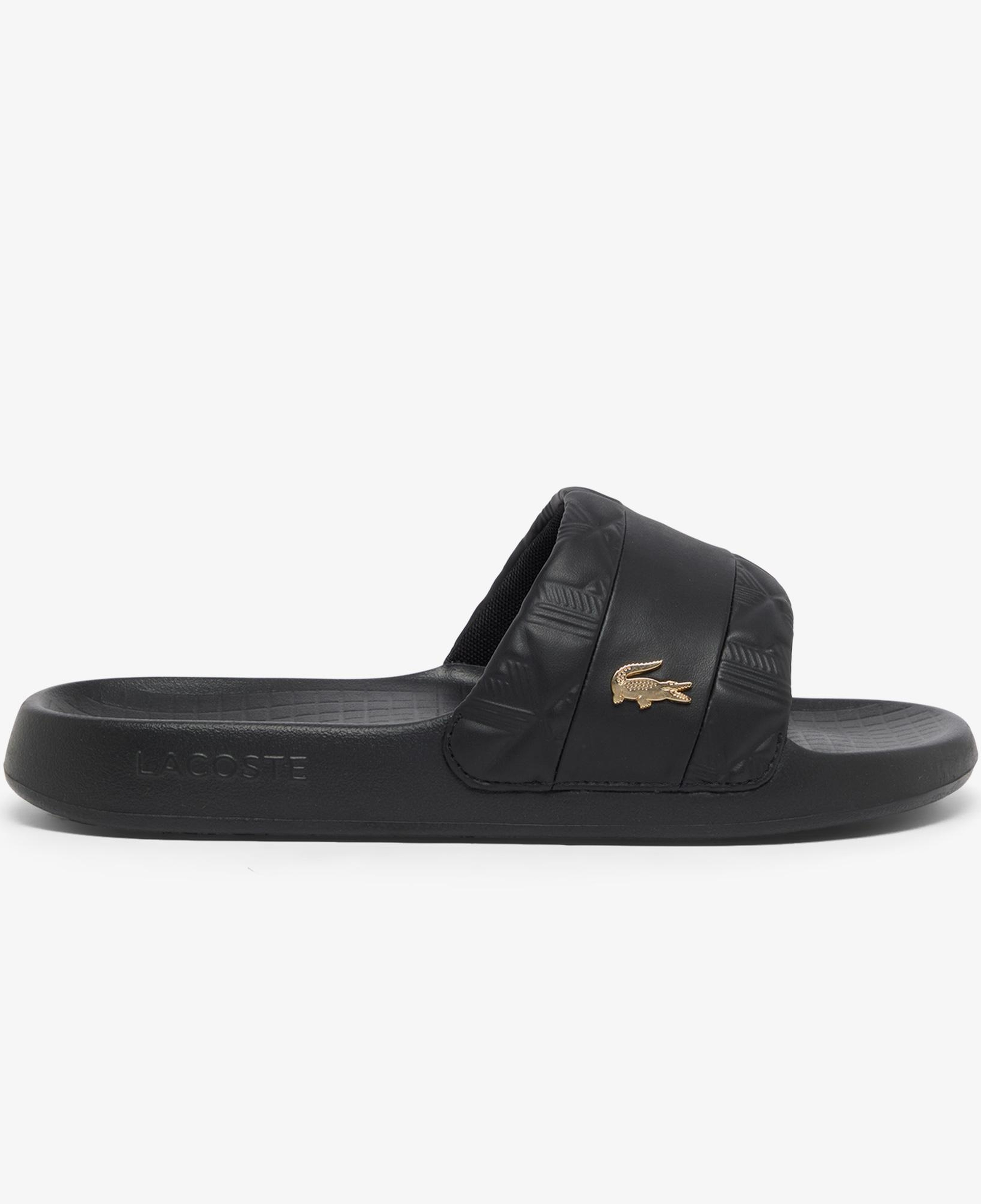 Lacoste Serve Slides Hybrid Erkek Siyah Terlik