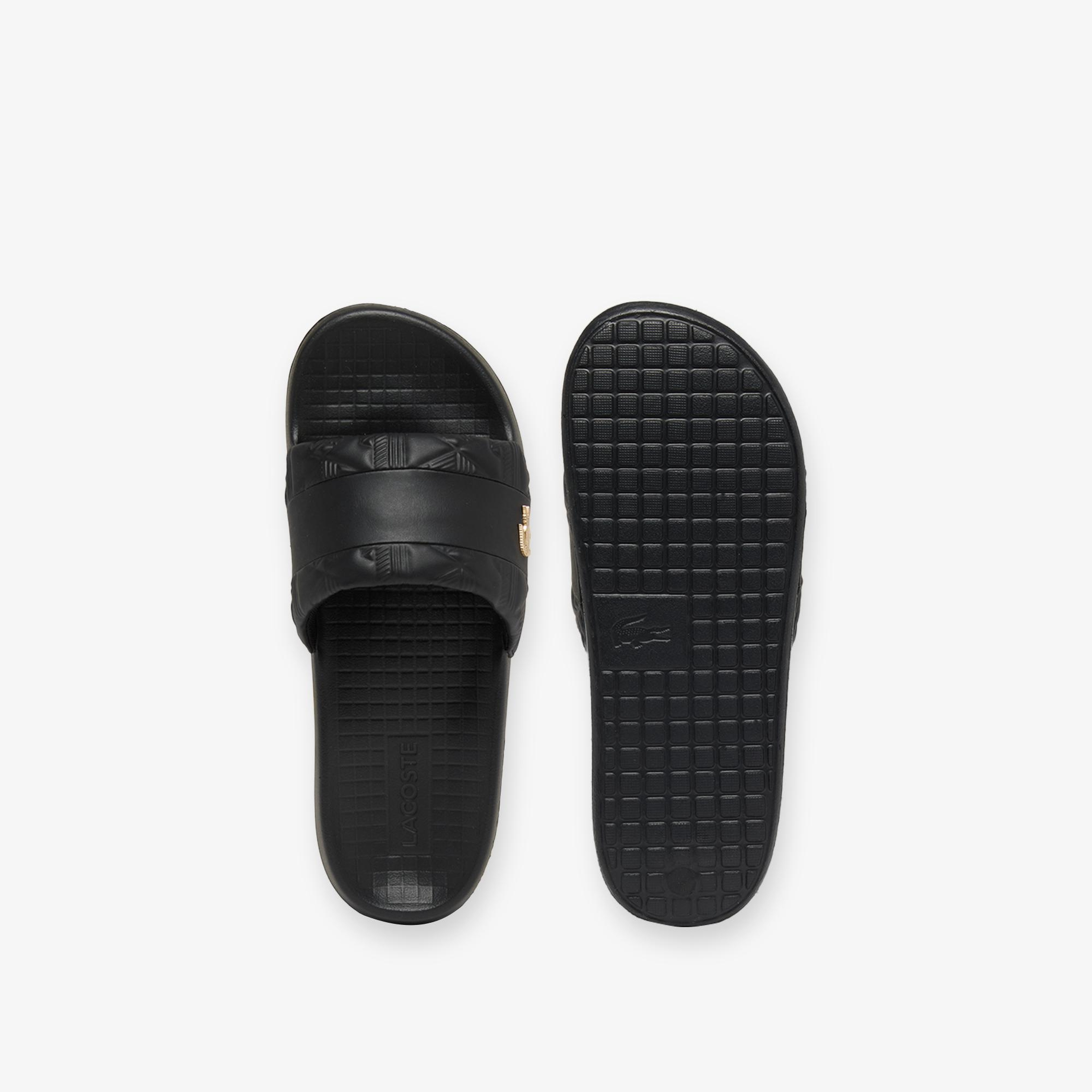 Lacoste Serve Slides Hybrid Erkek Siyah Terlik
