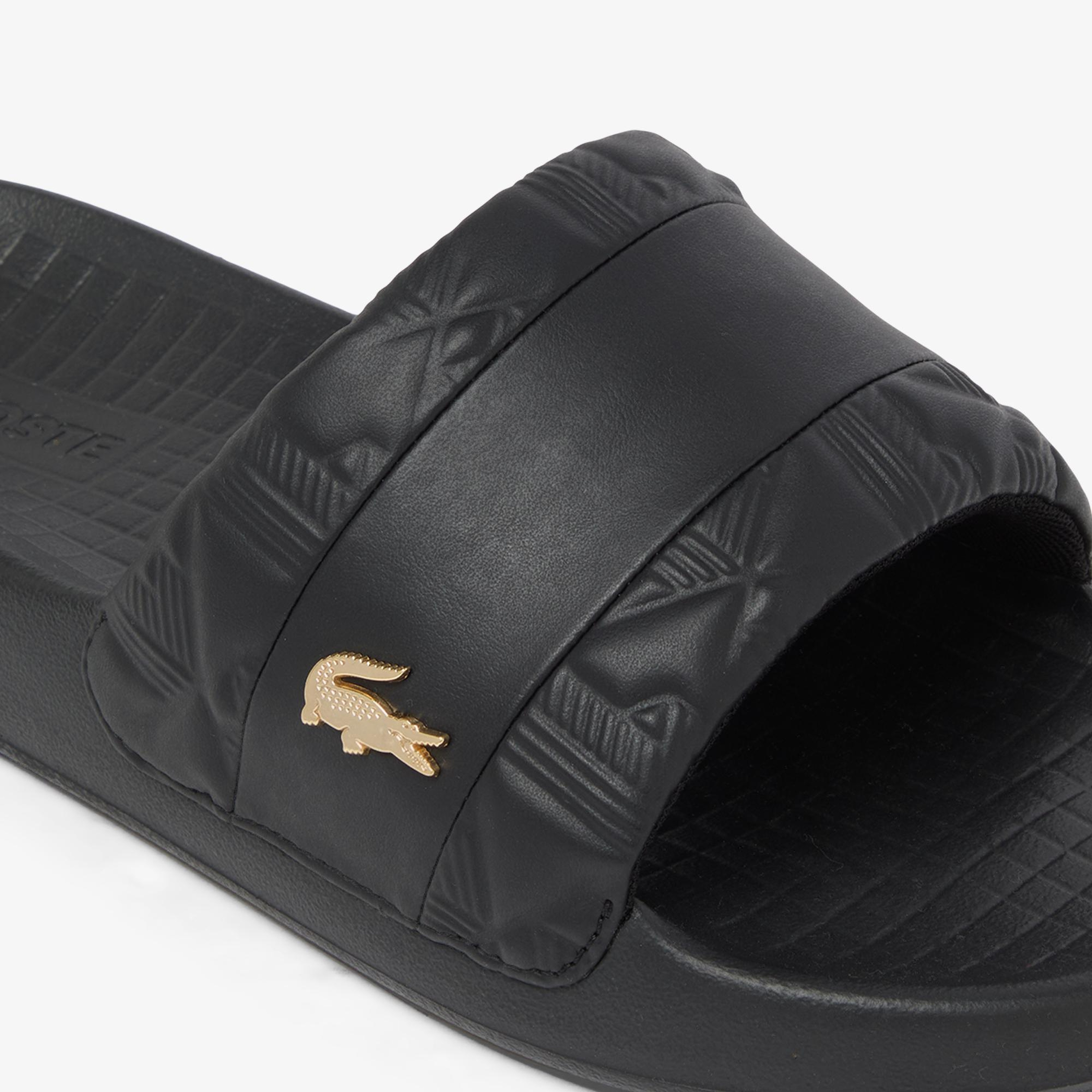 Lacoste Serve Slides Hybrid Erkek Siyah Terlik