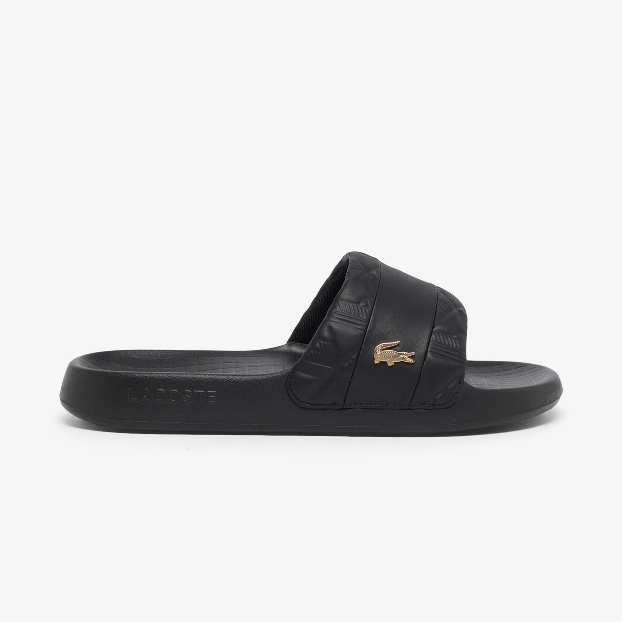 Lacoste Serve Slides Hybrid Erkek Siyah Terlik