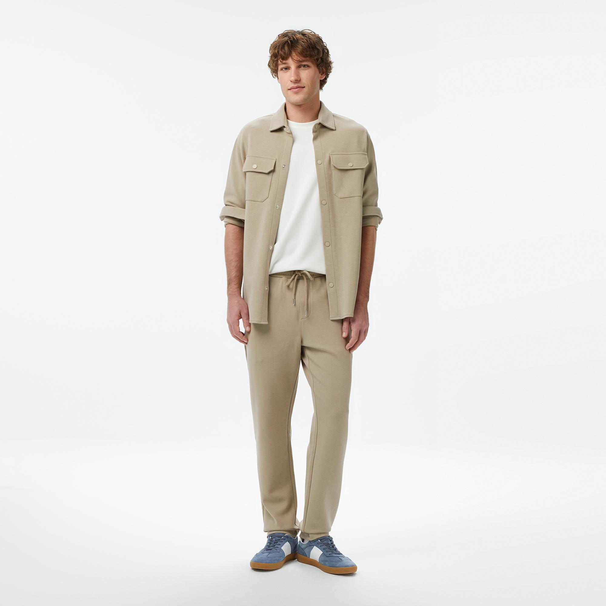 Nautica Erkek Bej Jogger Fit Pantolon