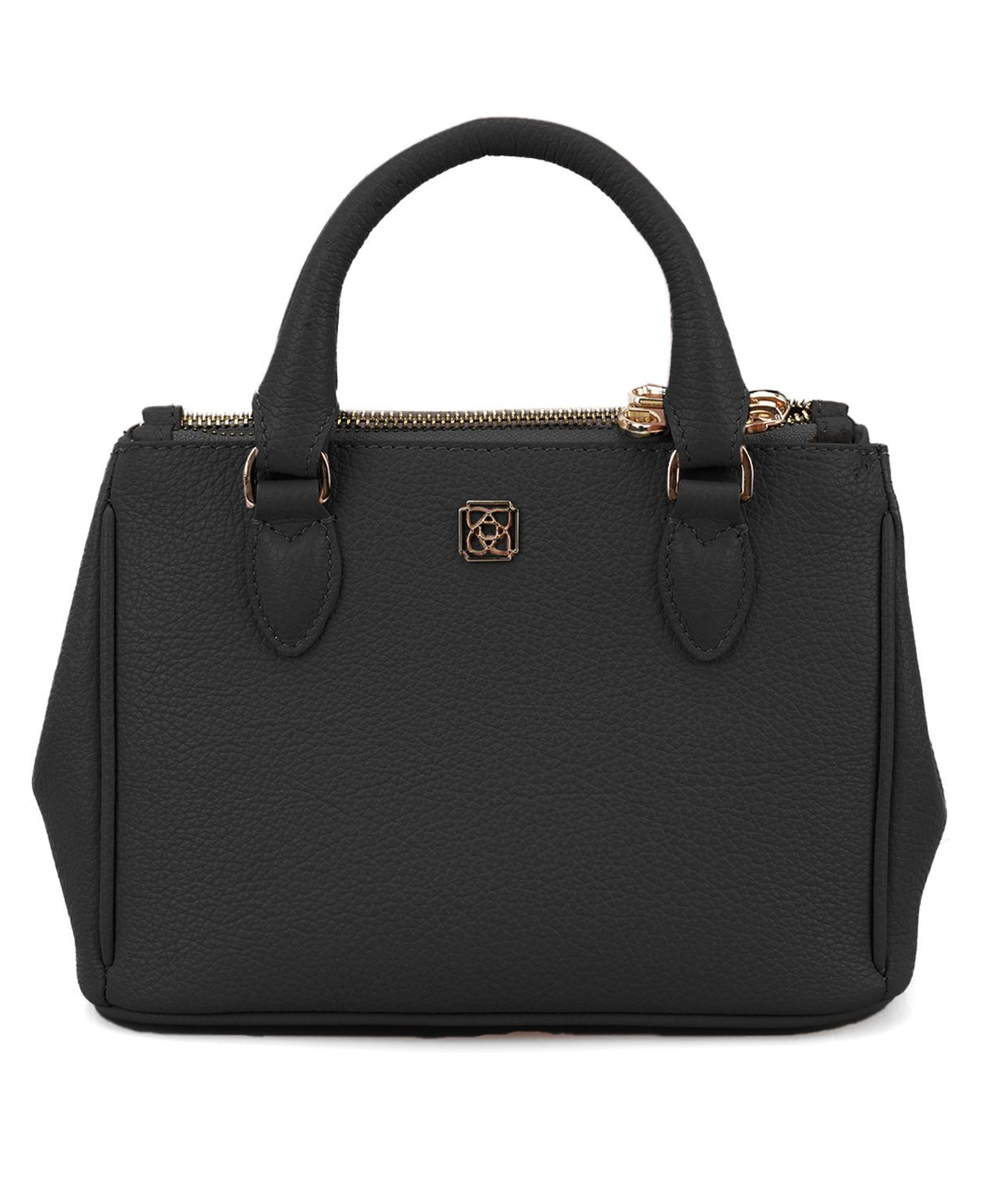 Fleur Siyah Kadın Deri El Çantası