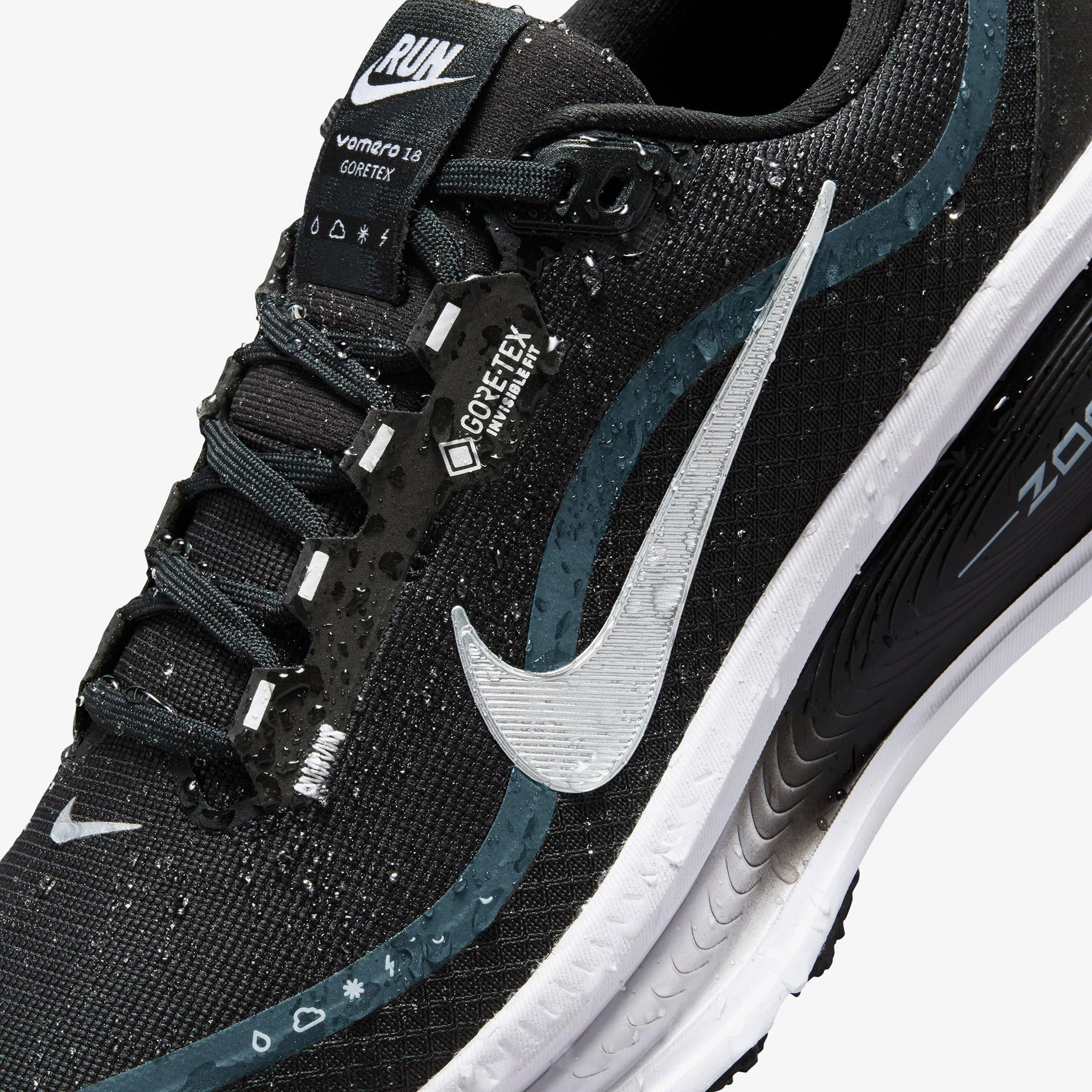 Nike Vomero 18 Gore-Tex Kadın Siyah Koşu Ayakkabısı