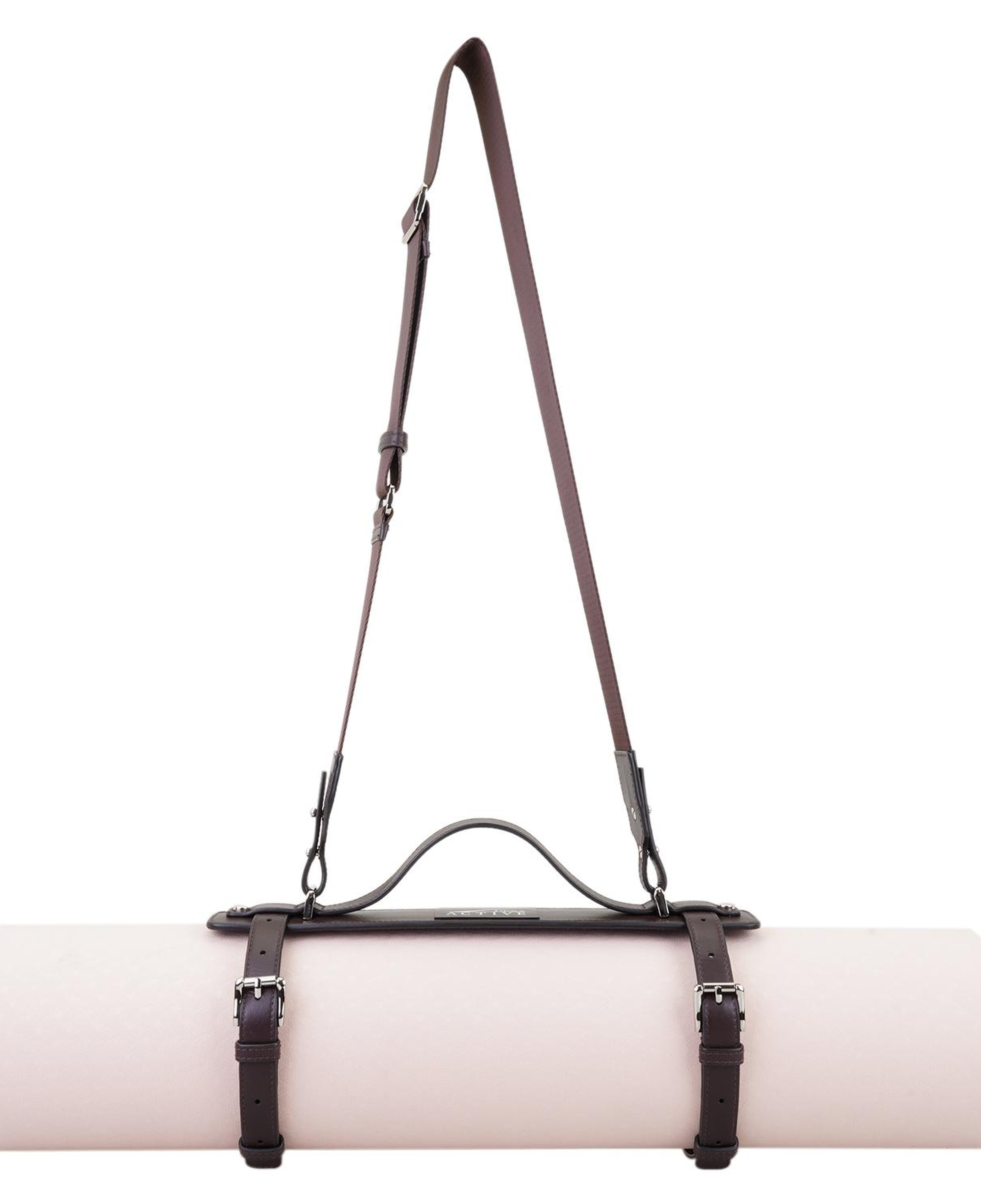 Bandha Kahve Deri Yoga Matı Askısı