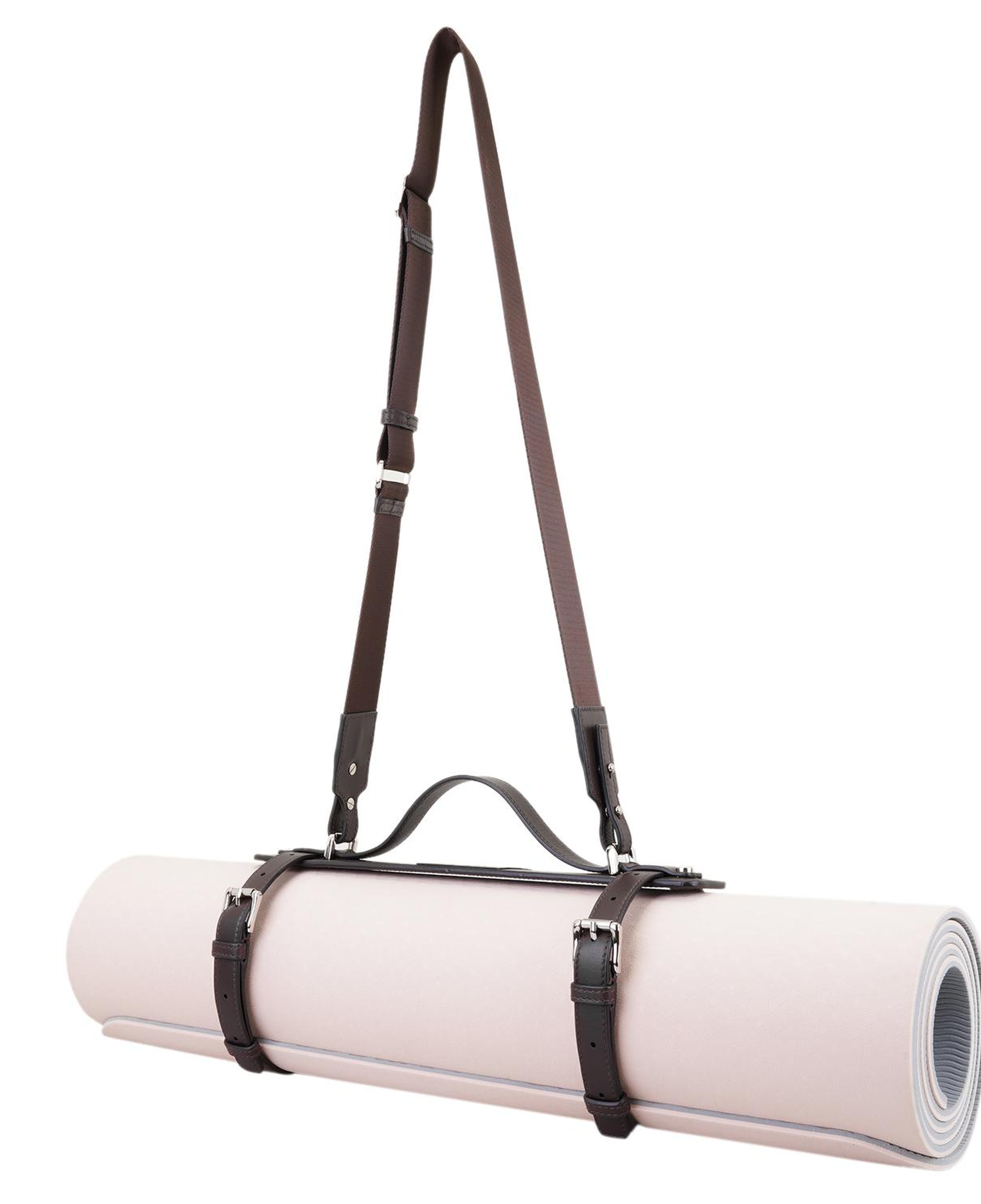 Bandha Kahve Deri Yoga Matı Askısı